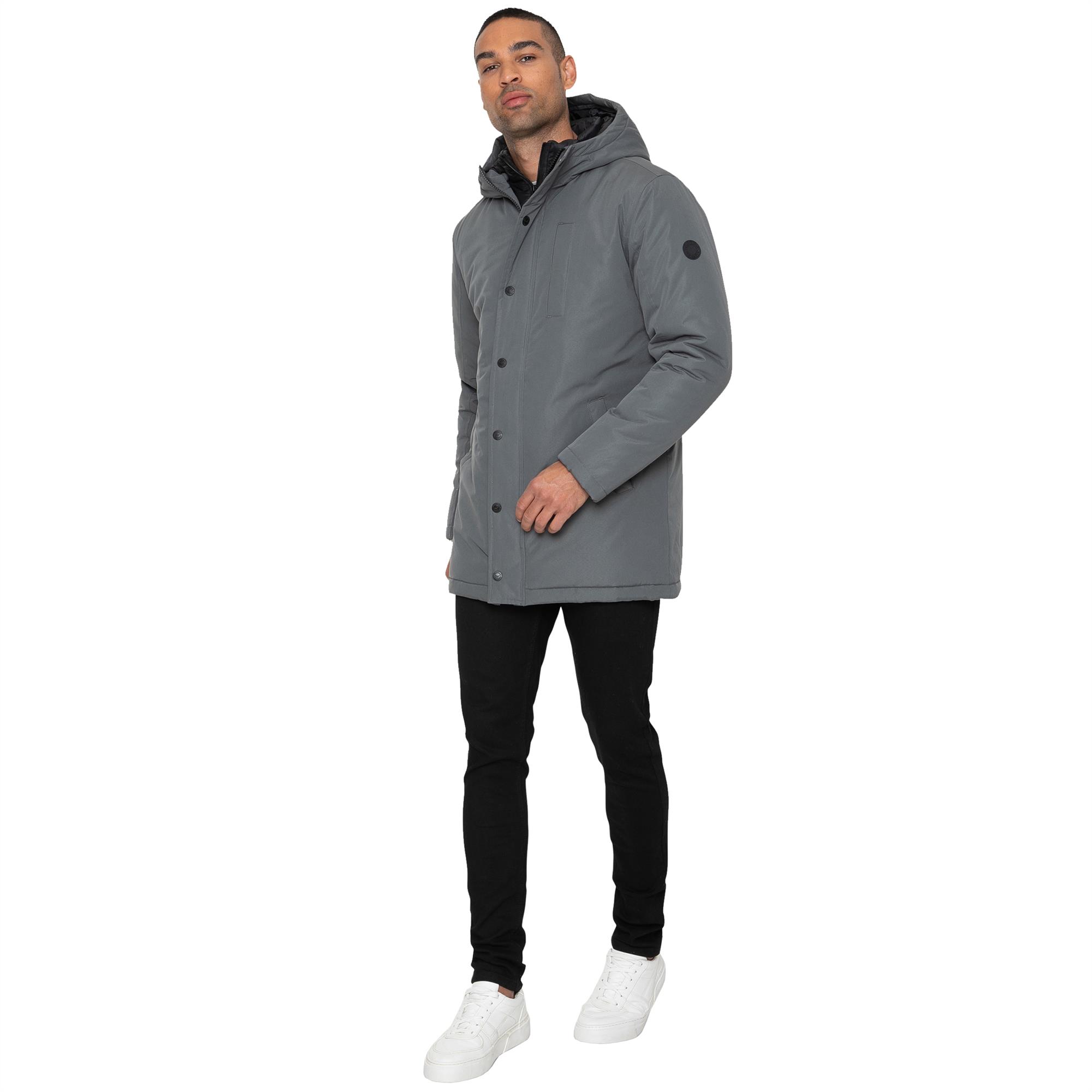 Mens Threadbare Lightweight Harrington Jacket Mac Collared Rain Coat eBay