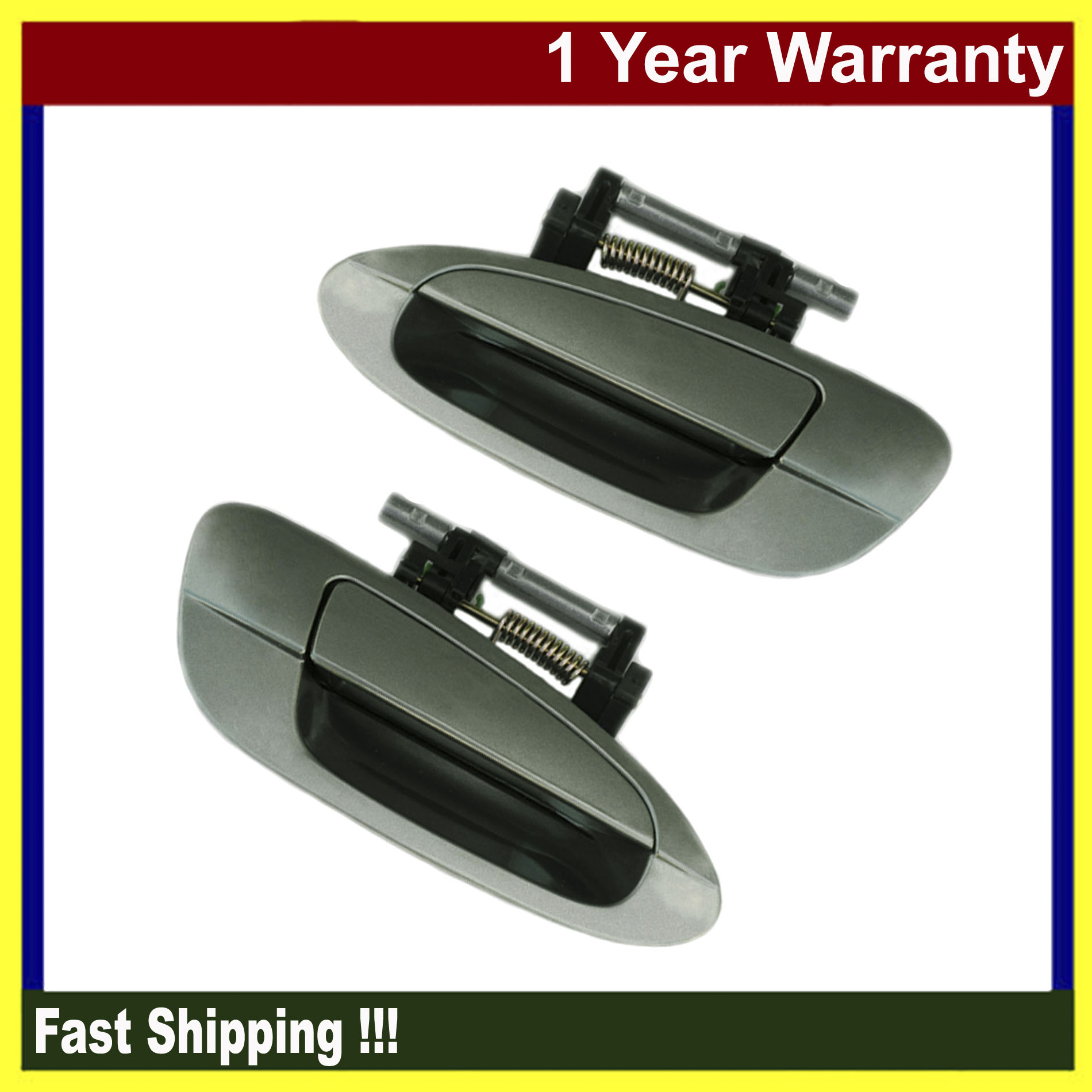 Exterior Outside Door Handle 2PCS For Nissan Altima 2002-2006 Green DY2 Rear