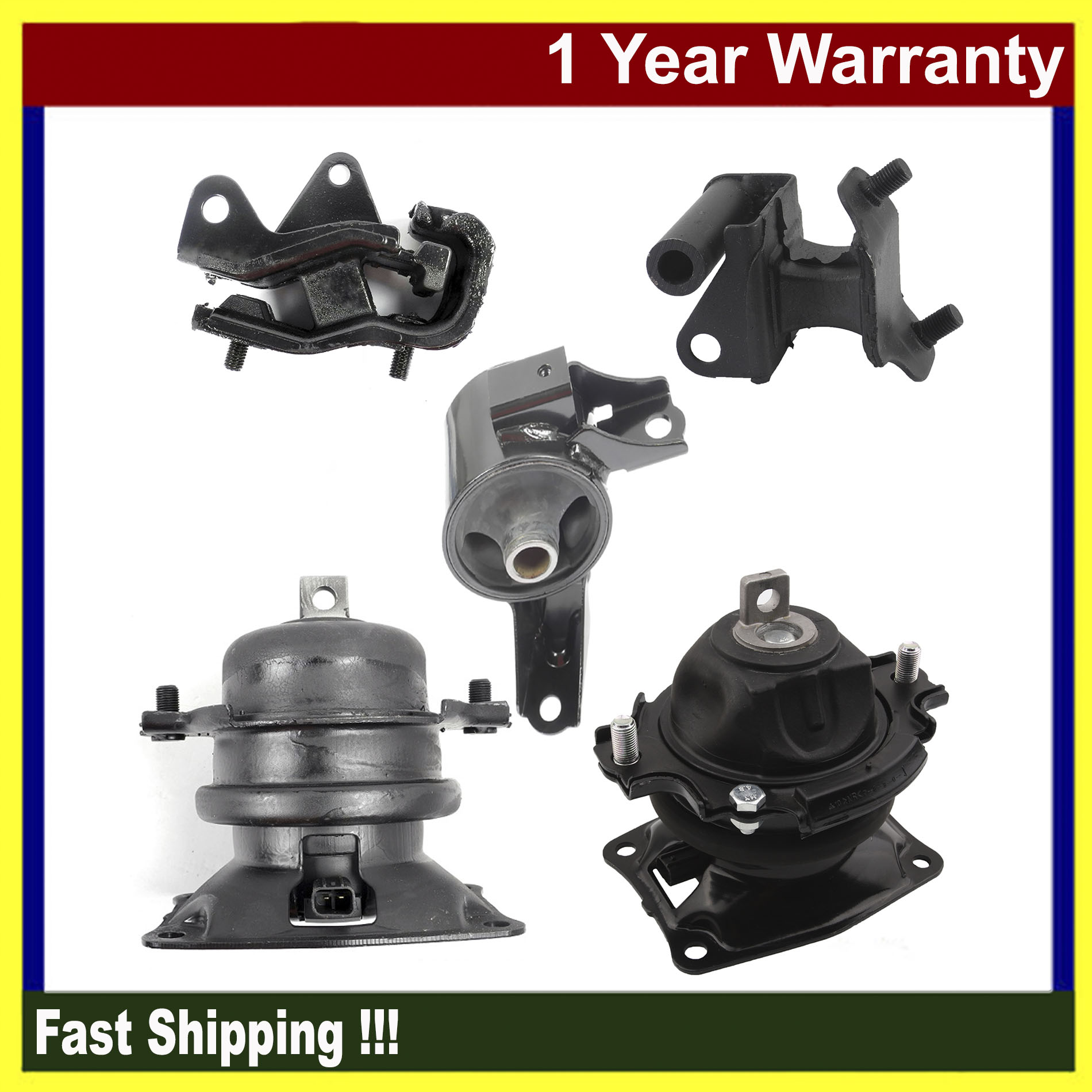 4575EL 65017EL 65057 4587 Engine Motor & Trans Mount For 11-16 Honda