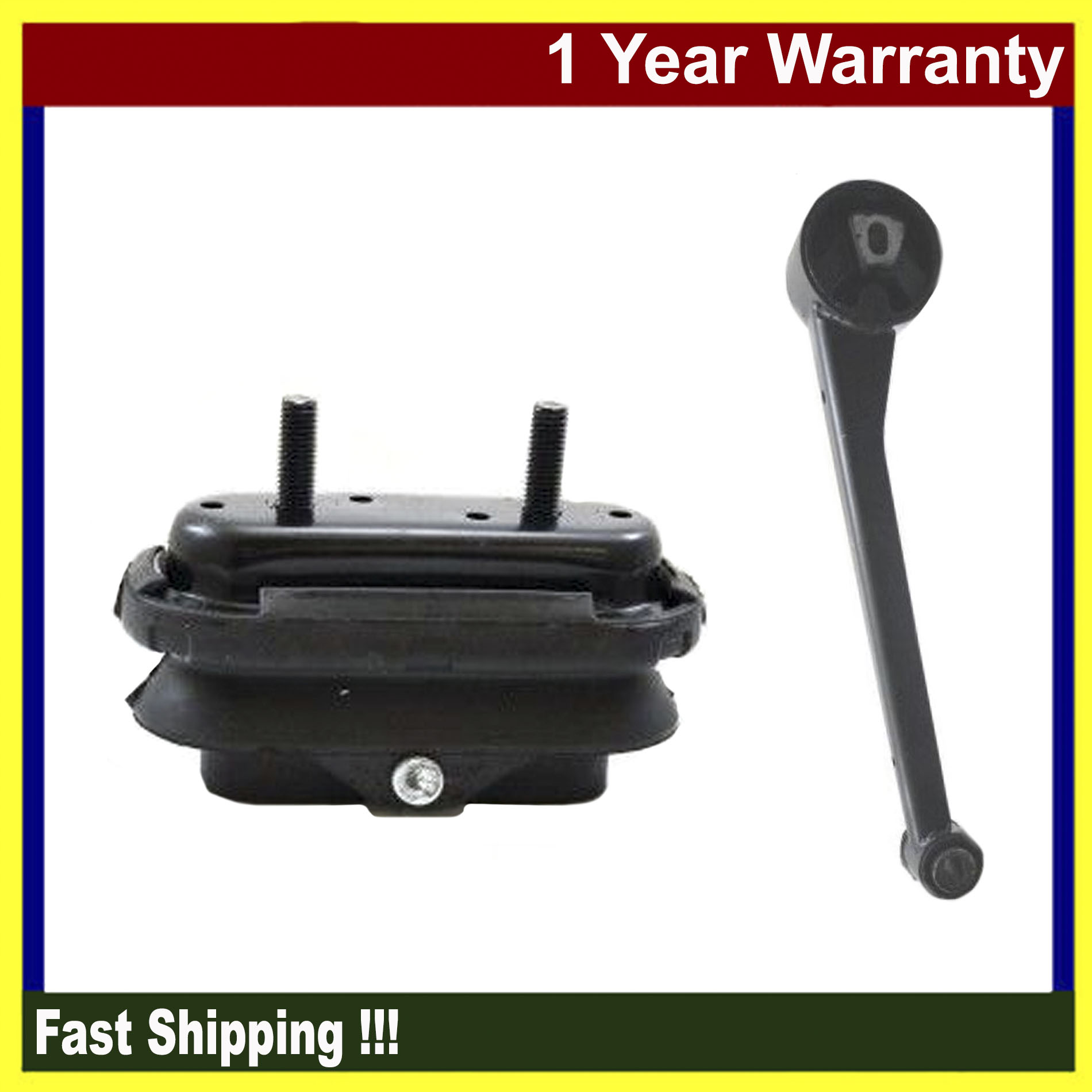 Torque Strut & Trans Mount Set 2PCS For Cadillac DTS Base Limousine FWD