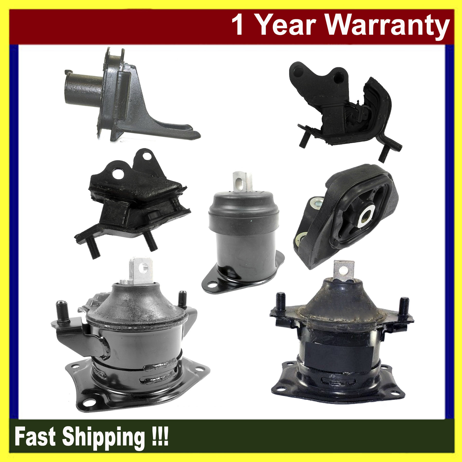 Fits Acura Tsx Base 2.4L FWD 20042008 Engine Motor & Trans Mount Set