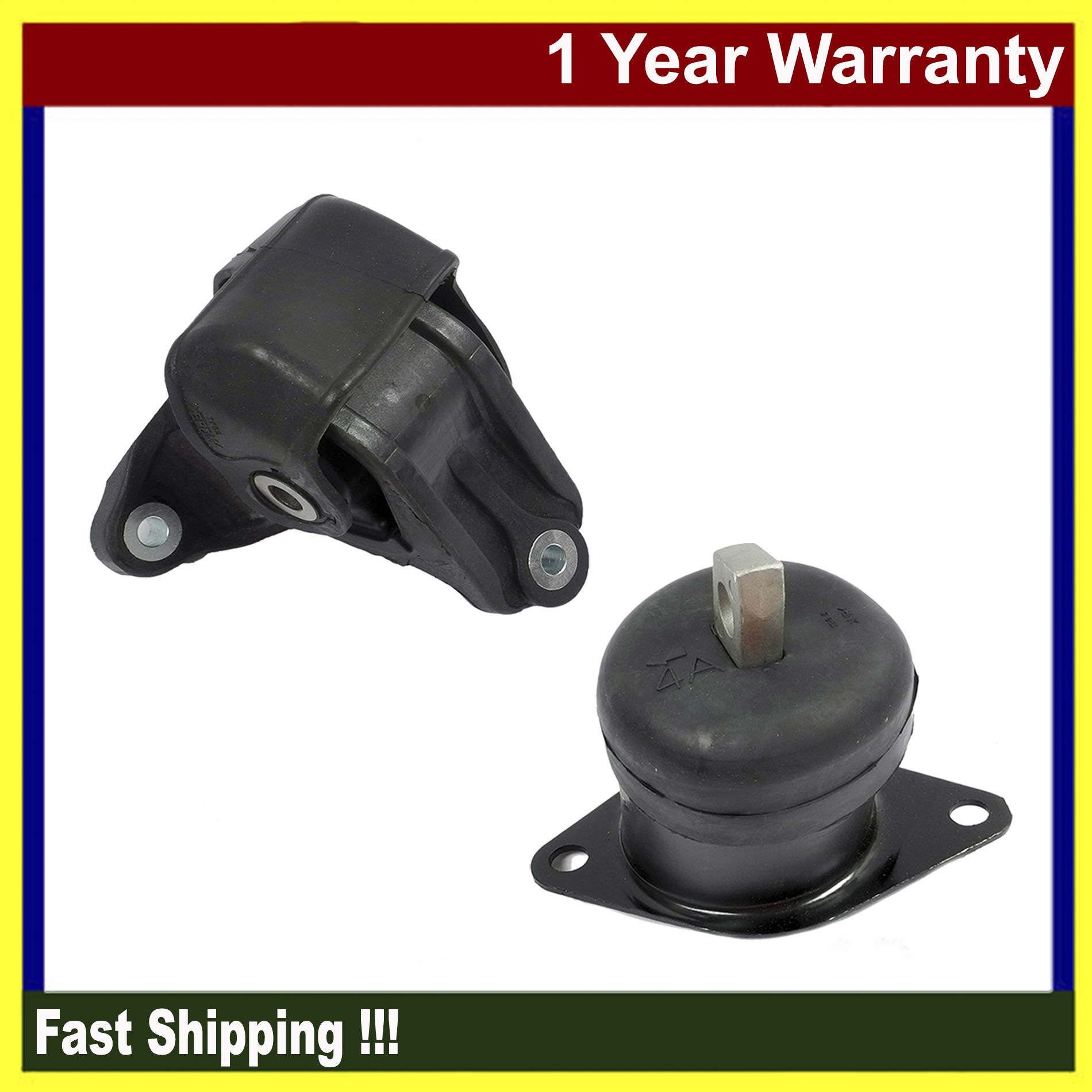 Front & Rear Engine Motor Mount Set For 2005-2008 Mini Cooper L4 1.6L – 2PCS (Dream Bay Auto)