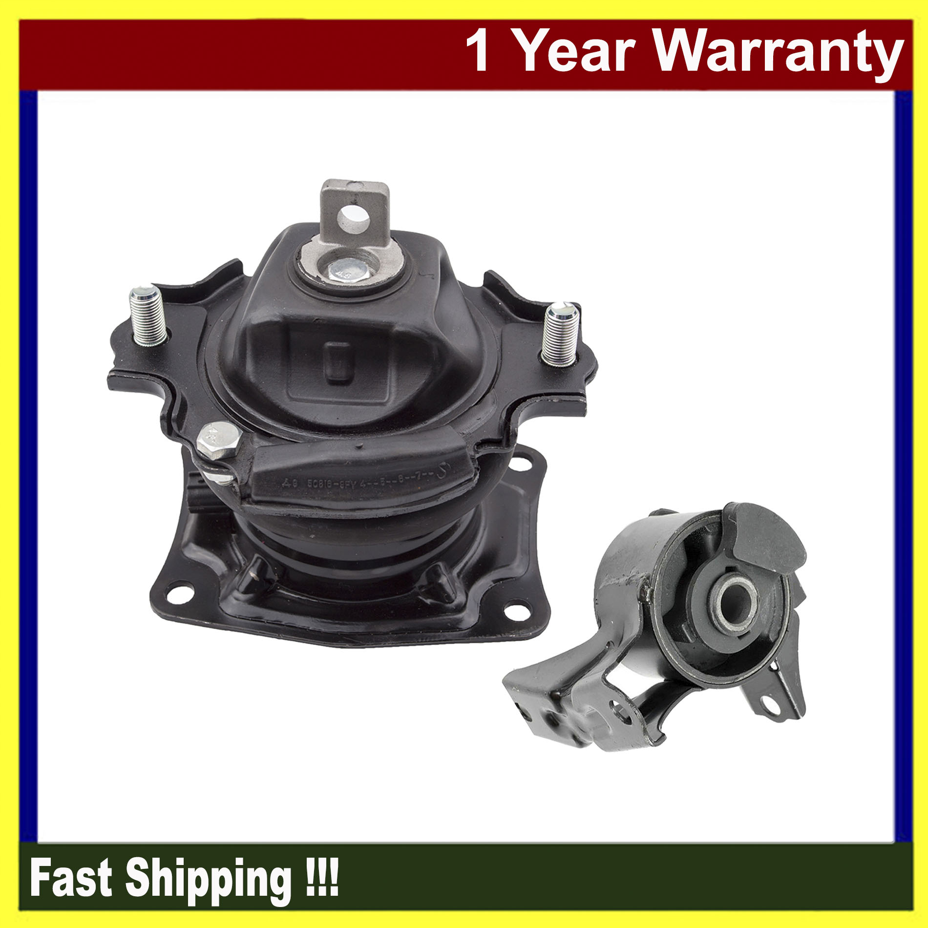 5 Engine Motor & Transmission Mount For 2005-2006 Honda Odyssey 3.5L VTEC AUTO - View #3