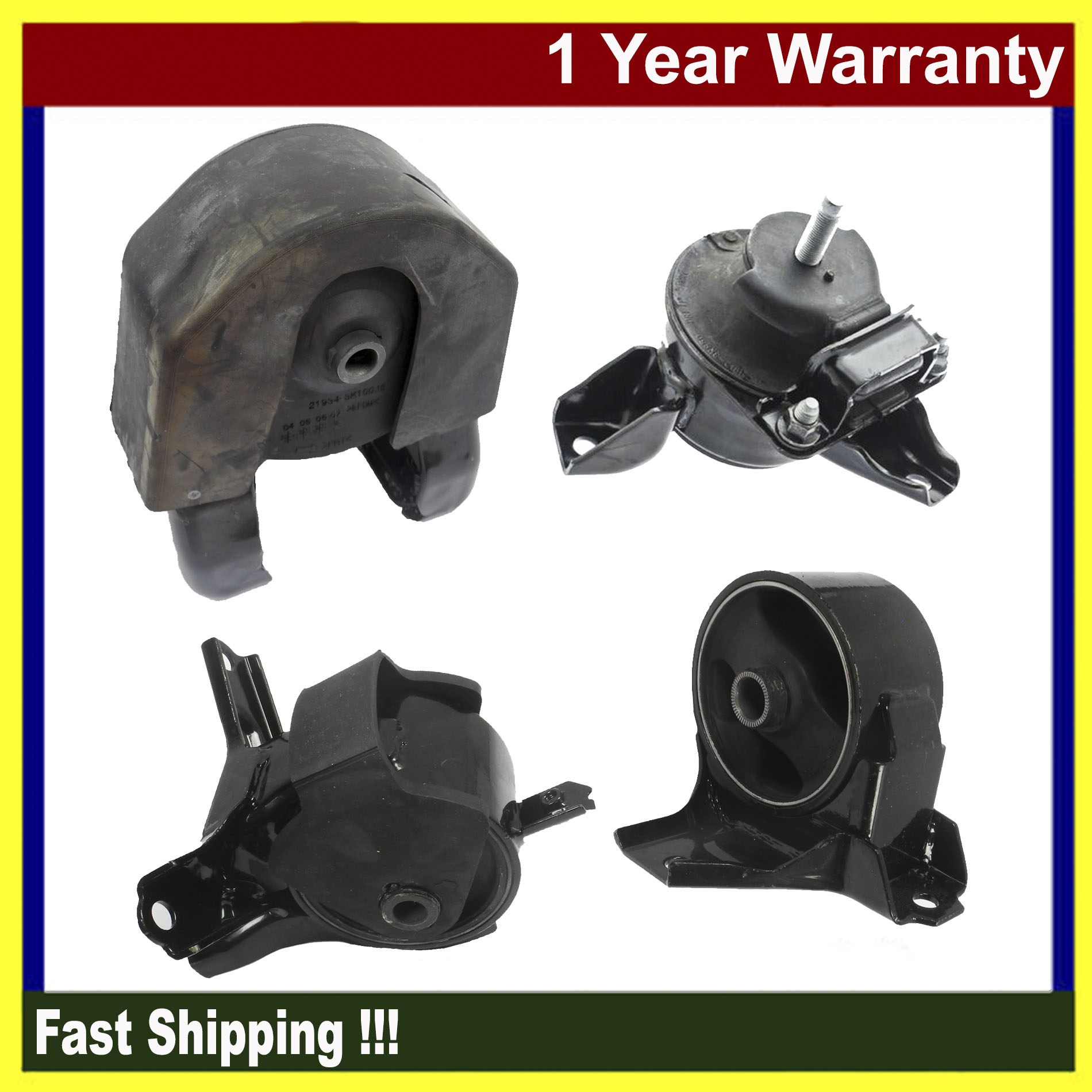 Engine Motor & Transmission Mount For Hyundai Azera Sonata 20072008 3
