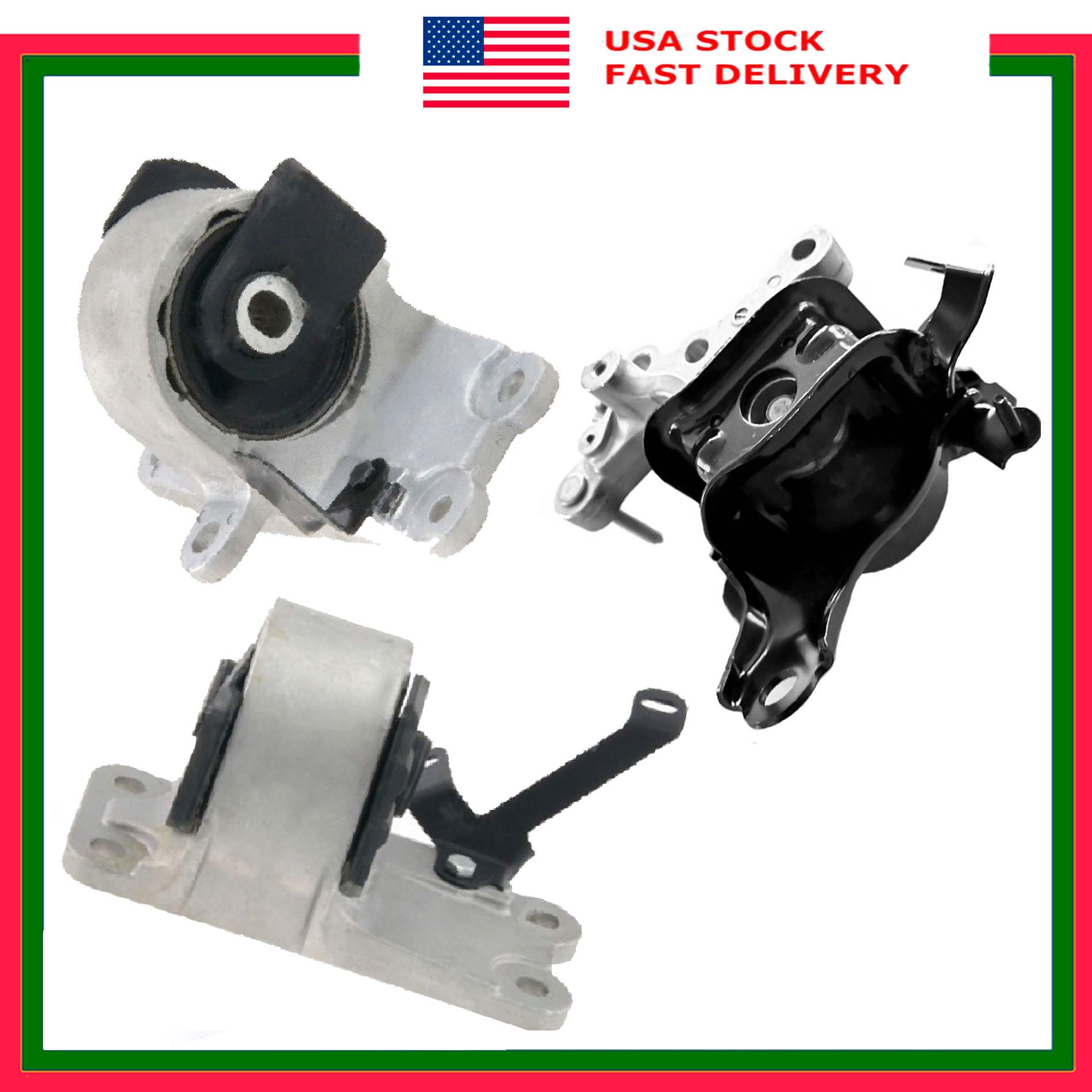 3PCS Engine Mount & Automatic Trans Mount For Toyota Avalon