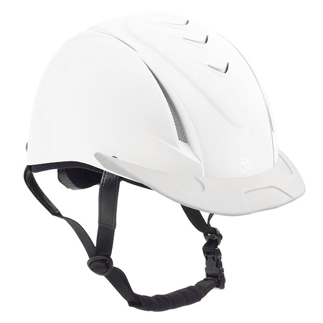 22ER Ovation Deluxe Lightweight Adjustable Horse Riding Schooler Helmet Black