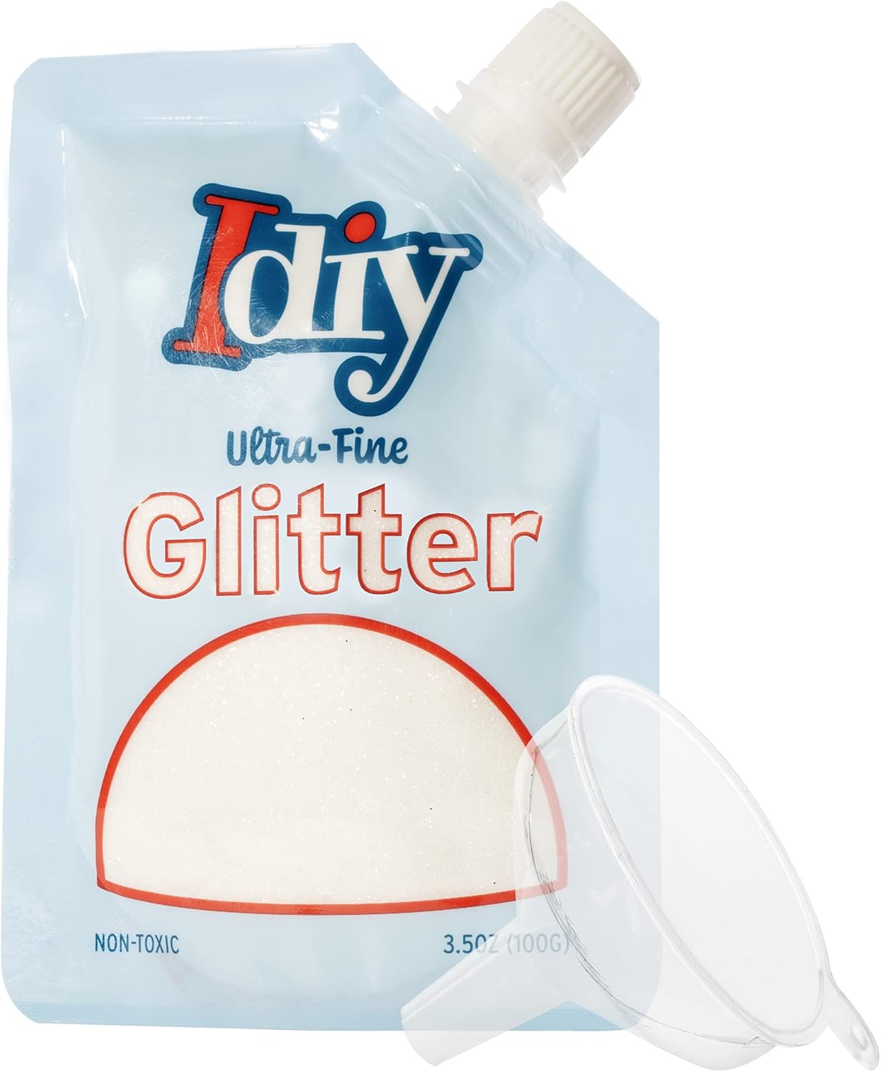 Glitter Ultra Fine IDIY  Sacchetto Da 100 G E 3,5 Oz  Con Sacchetto Facile Da Versare E Imbuto Viola Uva Extra Fine Non Tossico Fai Da Te~p115404715