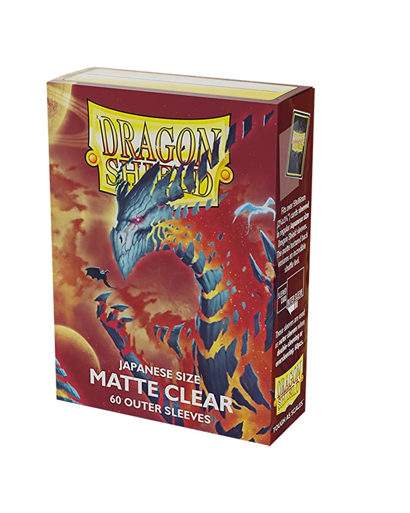 dragon scale card sleeves Shield | Standard Size Classic | 100 CT - Smooth & Tough Premium TCG Sleeves surround yourself with a cool and relaxing aura.Comes with 100 Standard size card sleeves for trading cards measuring up to 63x88 mms (2inx3in) Dragon Shield: Crypt - Matte