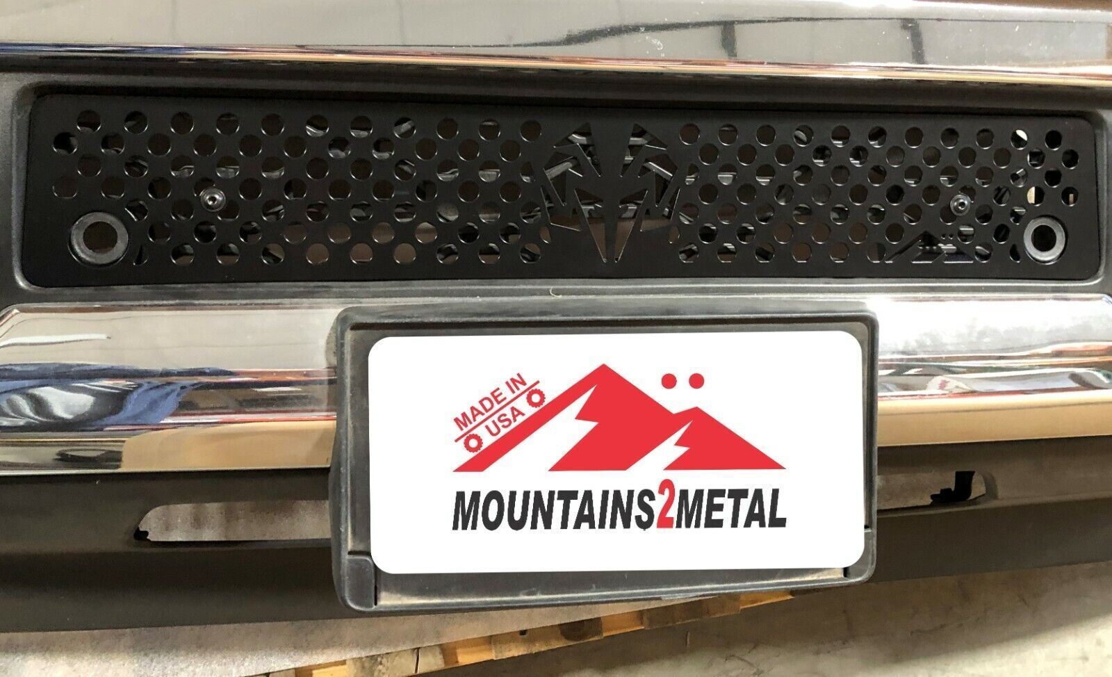 Bullet Holes Bumper Grille Insert Black fits 2019+ RAM 2500 3500 4500 5500 HD Tr - Bild 5 von 6