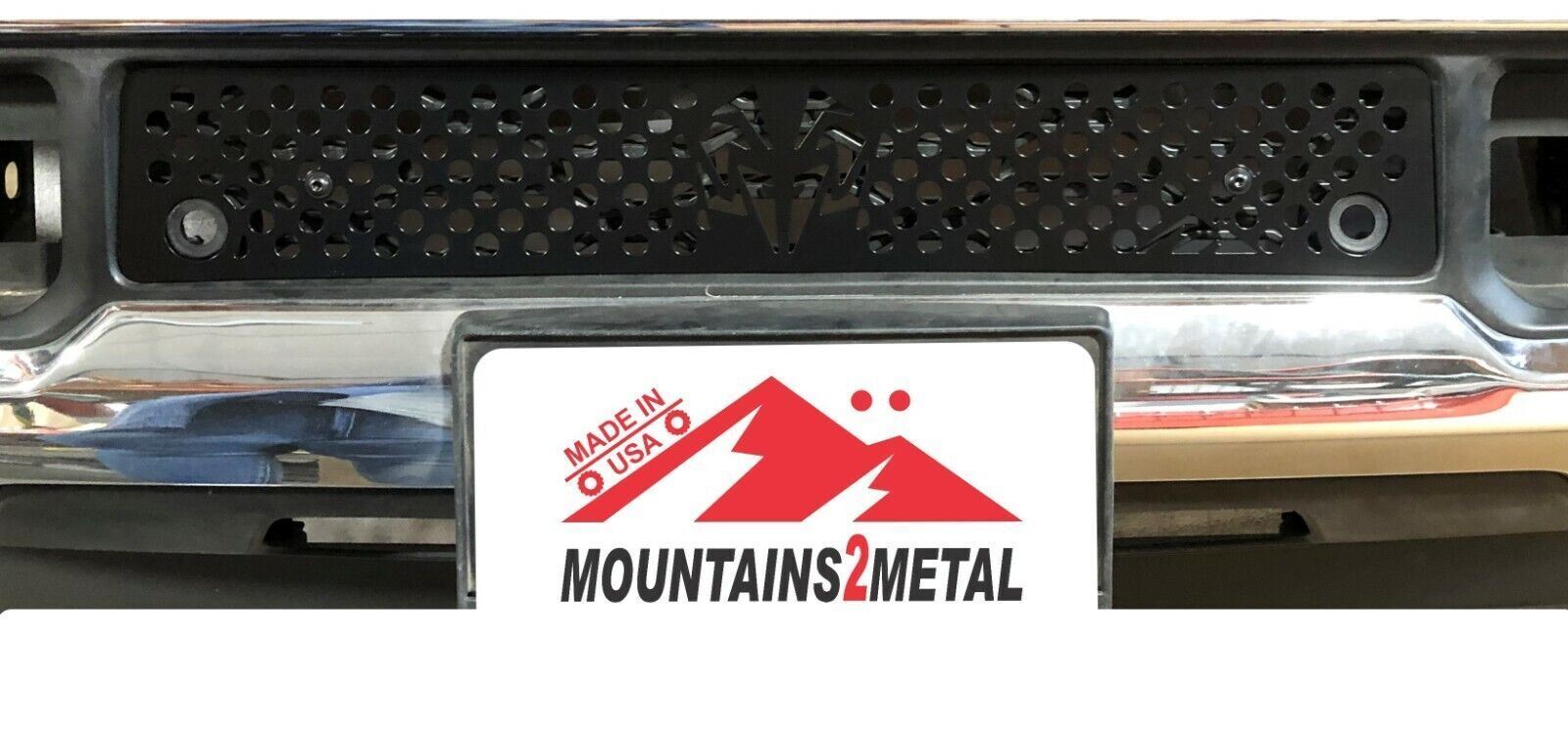 Bullet Holes Bumper Grille Insert Black fits 2019+ RAM 2500 3500 4500 5500 HD Tr - Bild 3 von 6