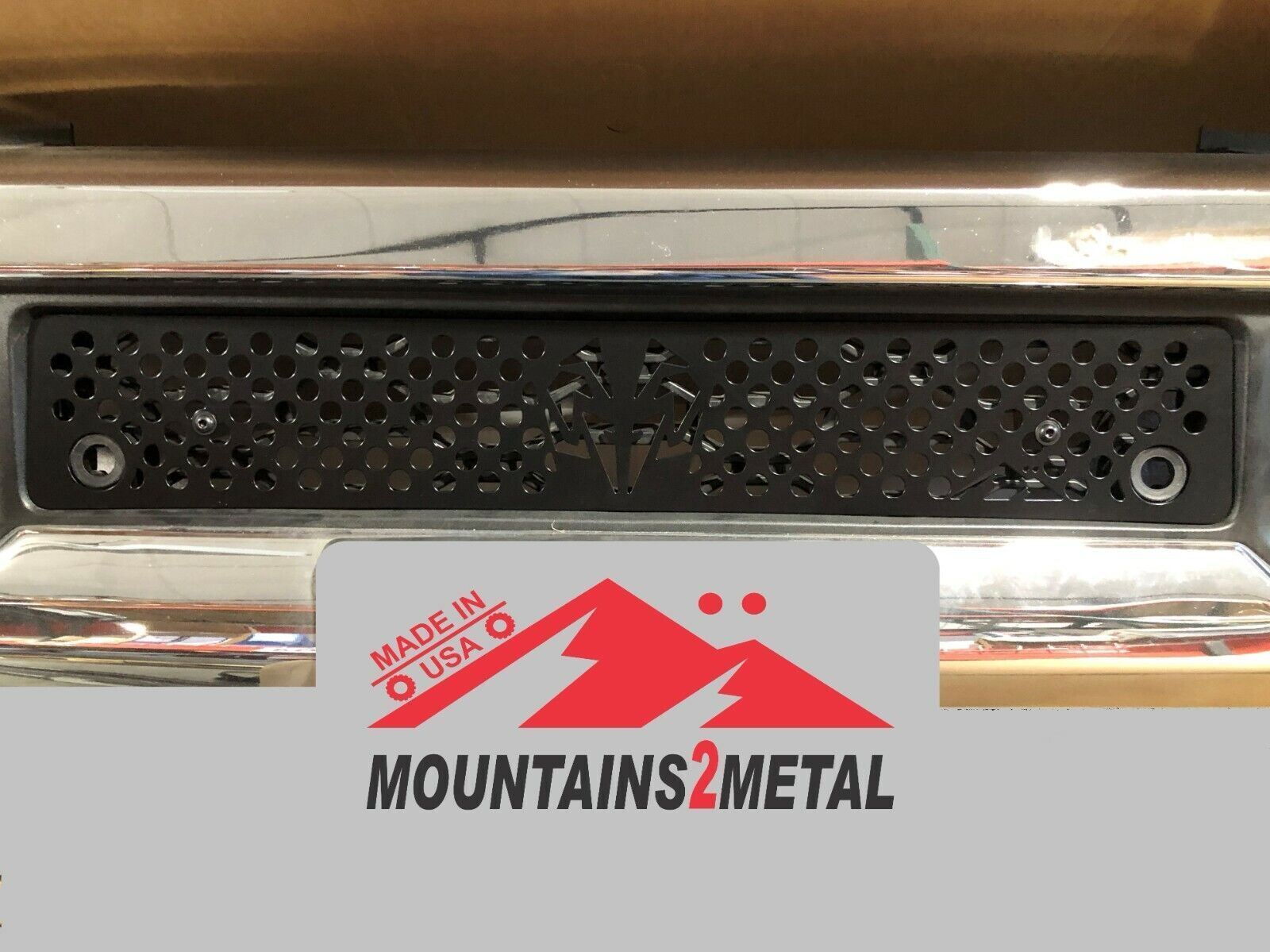 Bullet Holes Bumper Grille Insert Black fits 2019+ RAM 2500 3500 4500 5500 HD Tr - Bild 4 von 6
