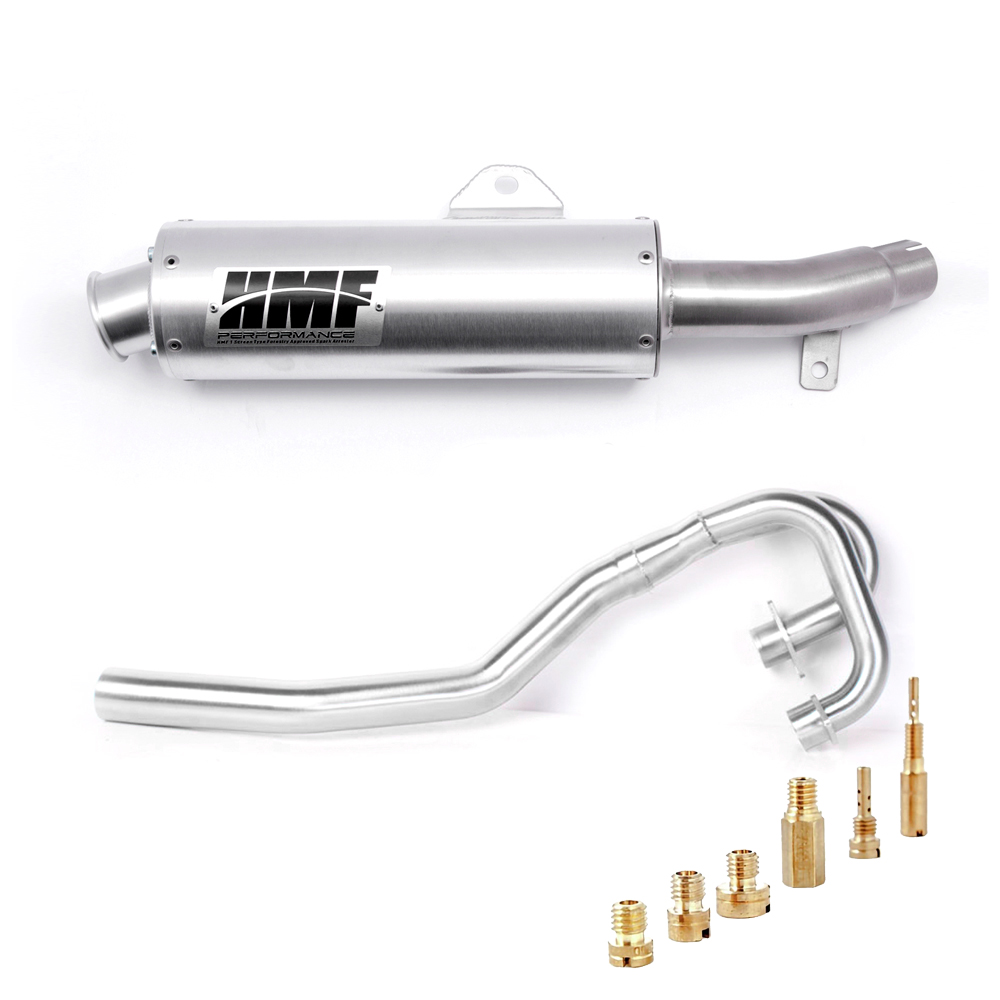 エクスプロージョン817HF HMF Honda 400EX Full Exhaust Brushed + Jets (99-14) | eBay