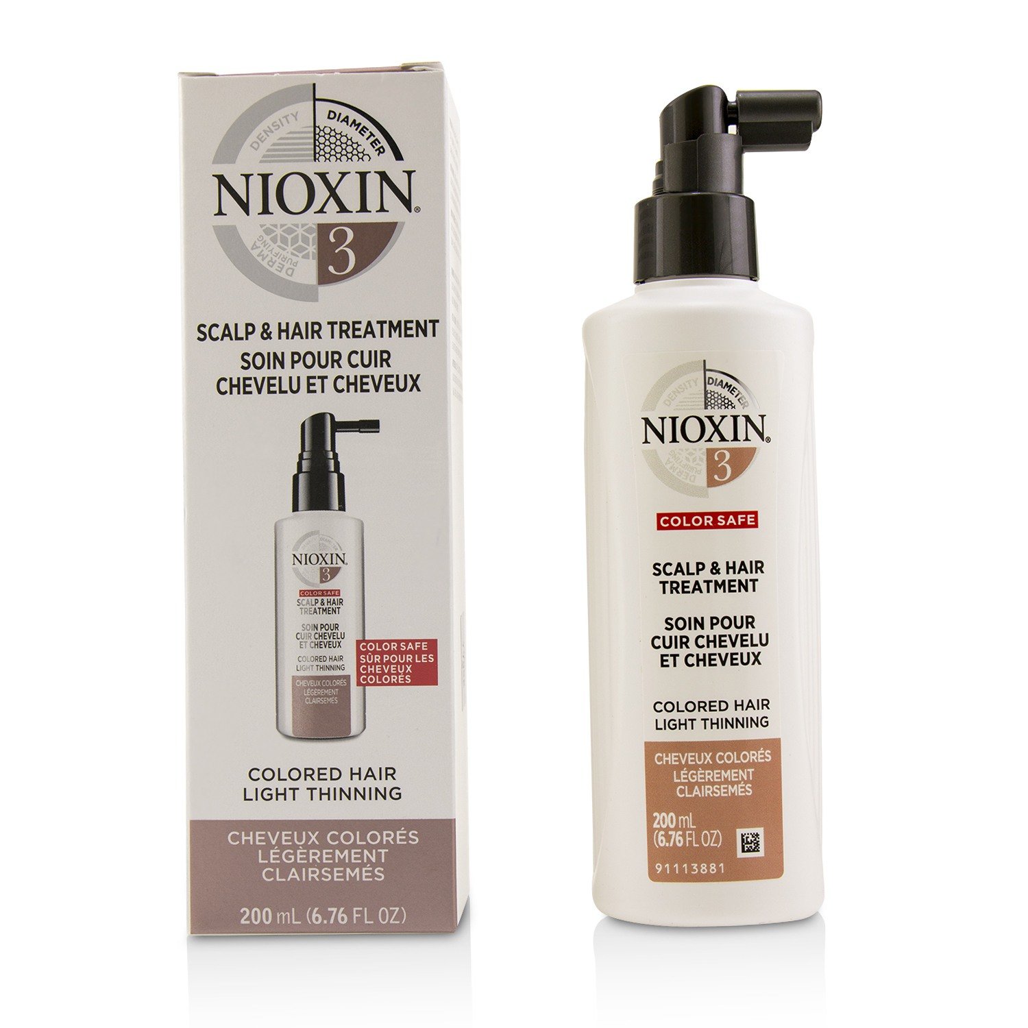 NIOXIN Scalp & Hair Leave-In Treatment System 3 (Color Treated Hair/Normal to…
