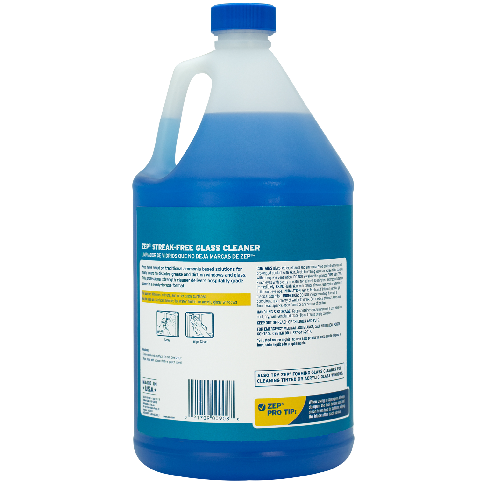 Zep Streak-Free Glass Cleaner - ZU1120 - Pro Formula Clean