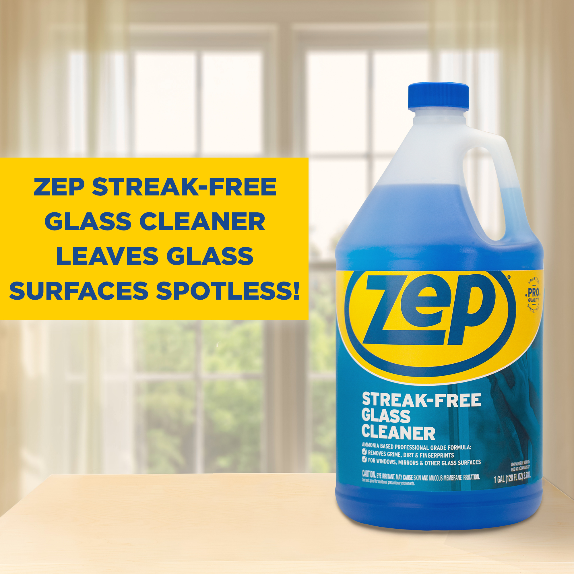 Zep Streak-Free Glass Cleaner - ZU1120 - Pro Formula Clean