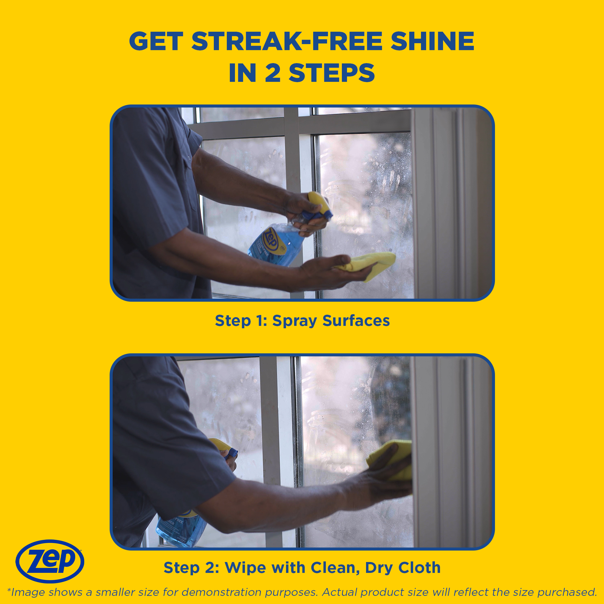 Zep Streak-Free Glass Cleaner - ZU1120 - Pro Formula Clean