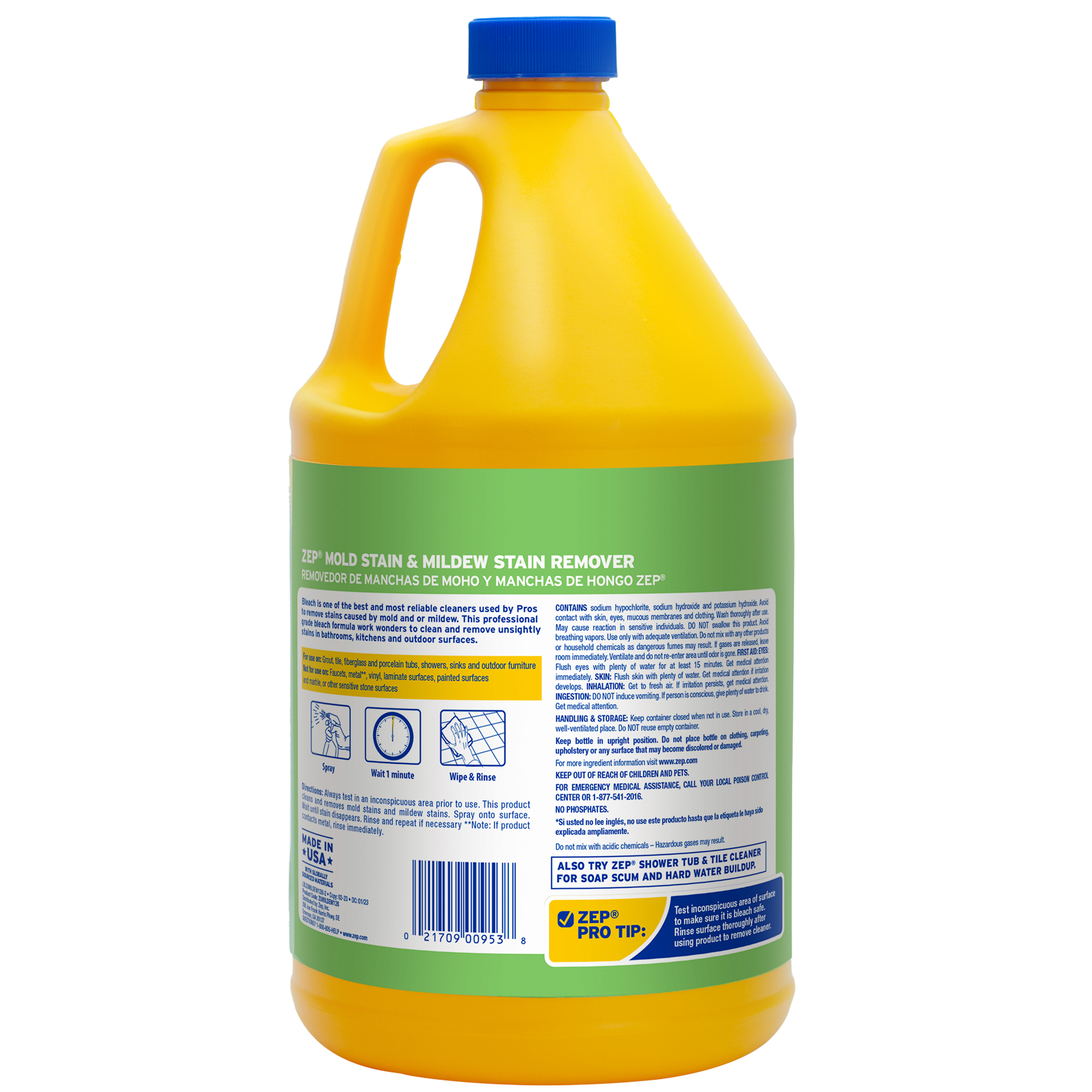 Zep Mold Stain and Mildew Stain Remover ZUMILDEW128