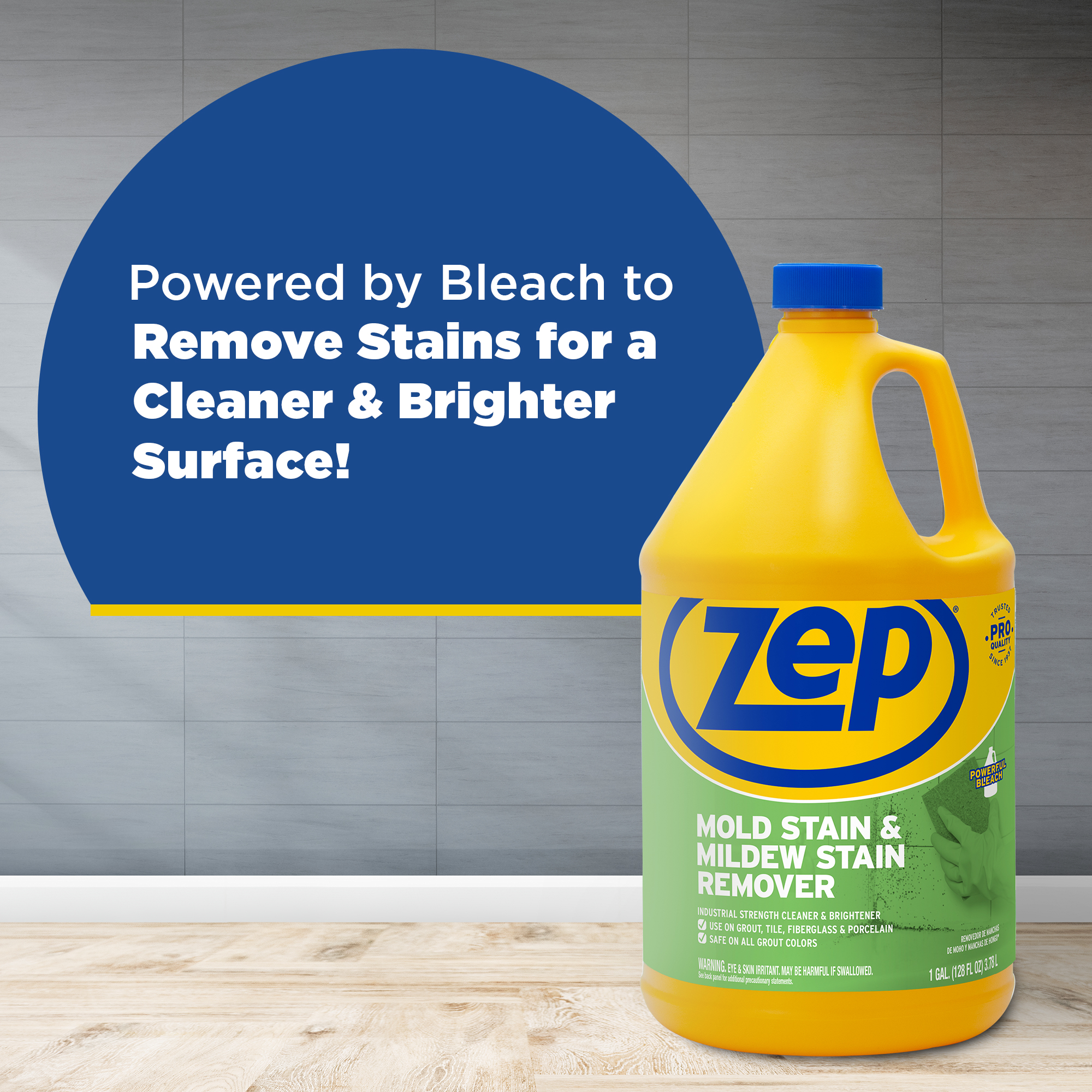 Zep Mold Stain and Mildew Stain Remover ZUMILDEW128