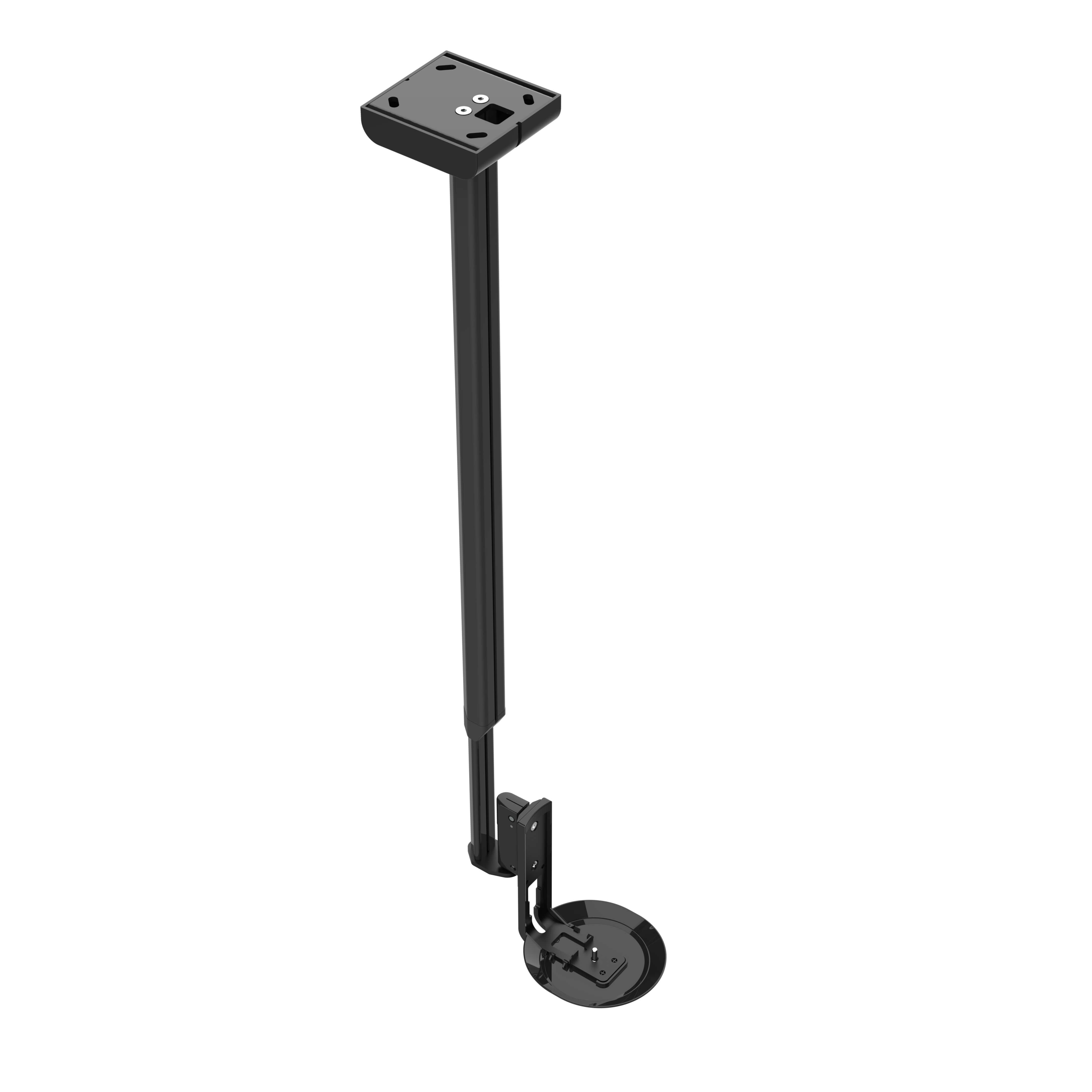 FLEXSON Adjustable Ceiling Mount for Sonos ERA 100 (Black, Single)