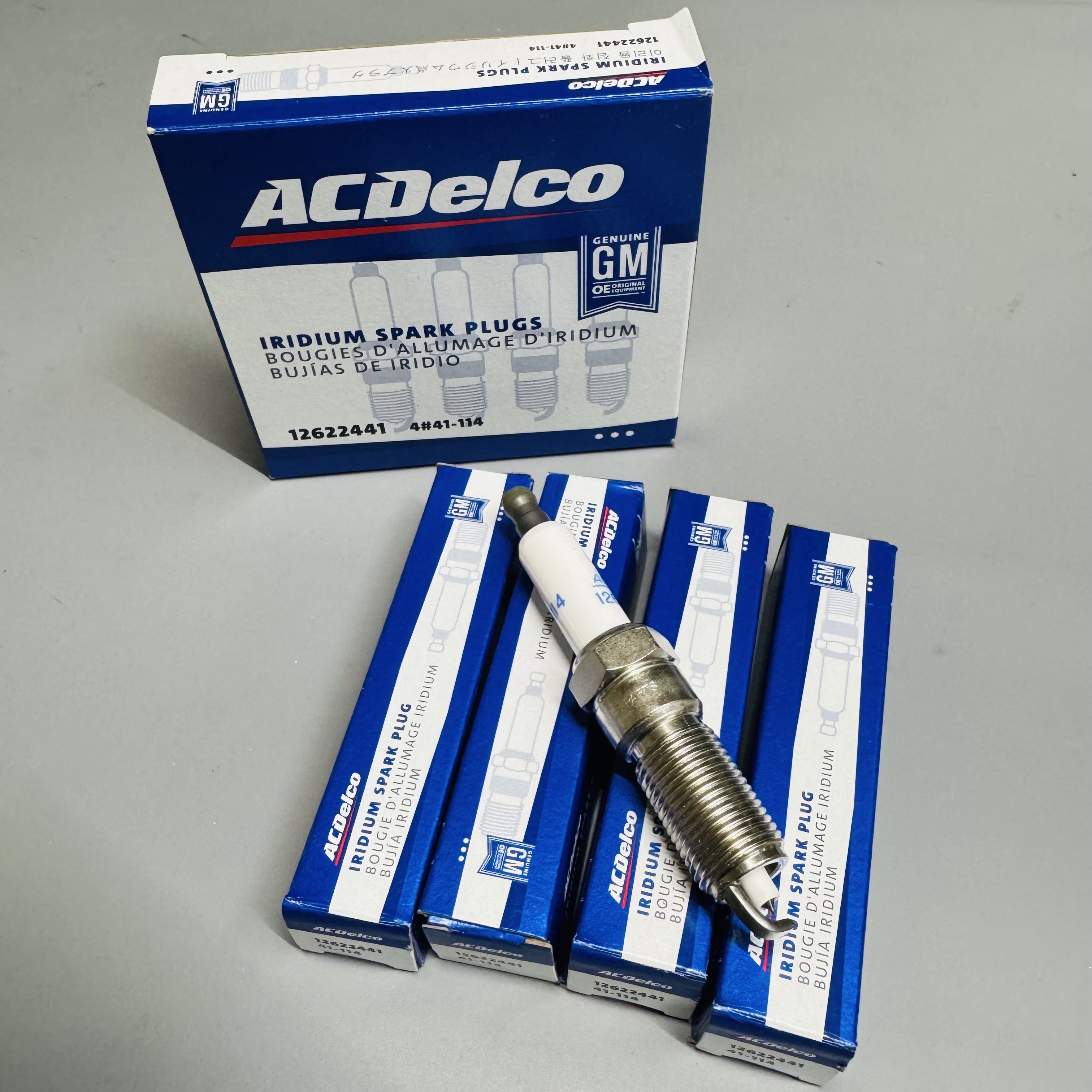 ACDelco Iridium Spark Plug 4PCS For 2014-2023 Cadillac Chevrolet