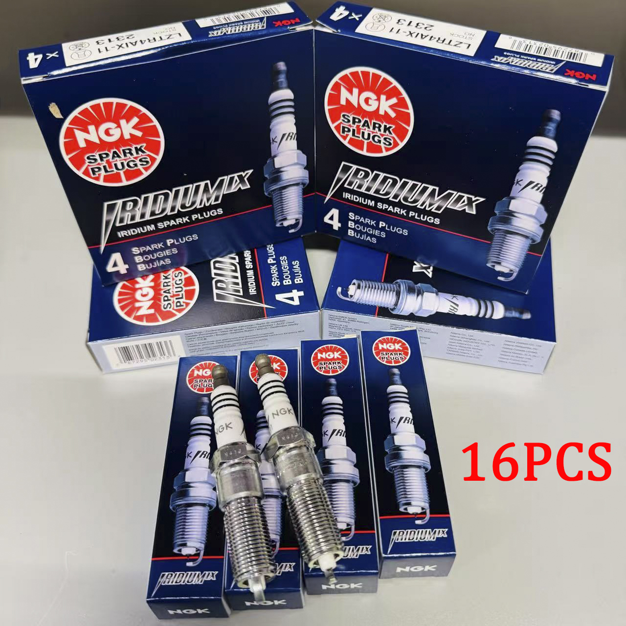 16 NGK Iridium IX LZTR4AIX11 Spark Plugs 2313 Chrysler Dodge Jeep
