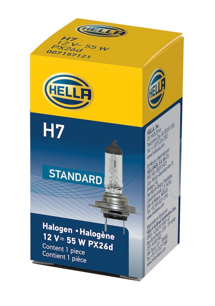 HELLA H7 Standard Series Halogen Light Bulb 12V 55W PX26d 2PCS For