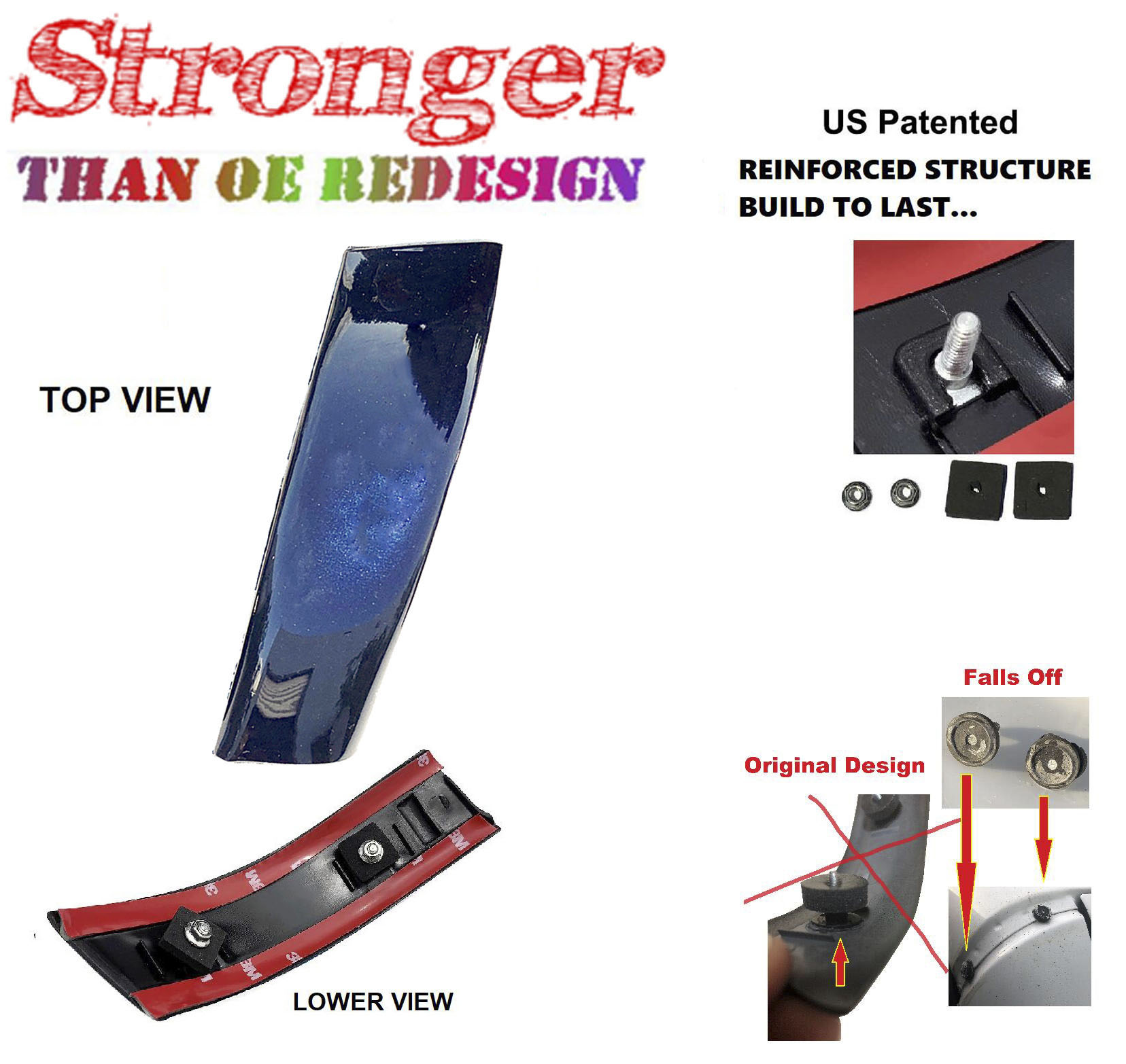 専用ページ(D711) For Ford Super Duty DX Dark Blue Pearl 99-07 Upgraded Roof Molding
