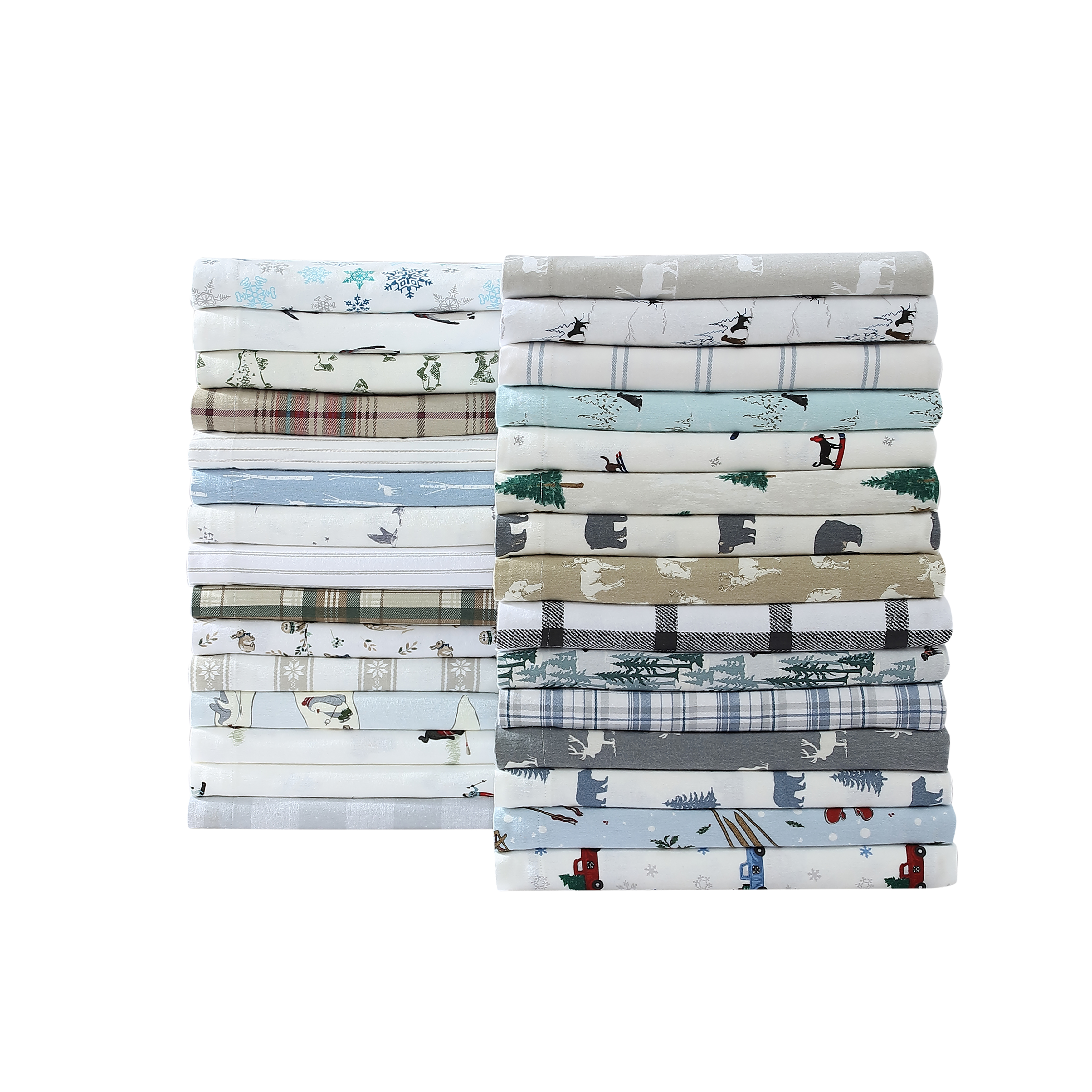 Eddie Bauer Sheet Set 4PC (3pc in Twin Size) Flannel Deep Pockets Crisp - Picture 18 of 201