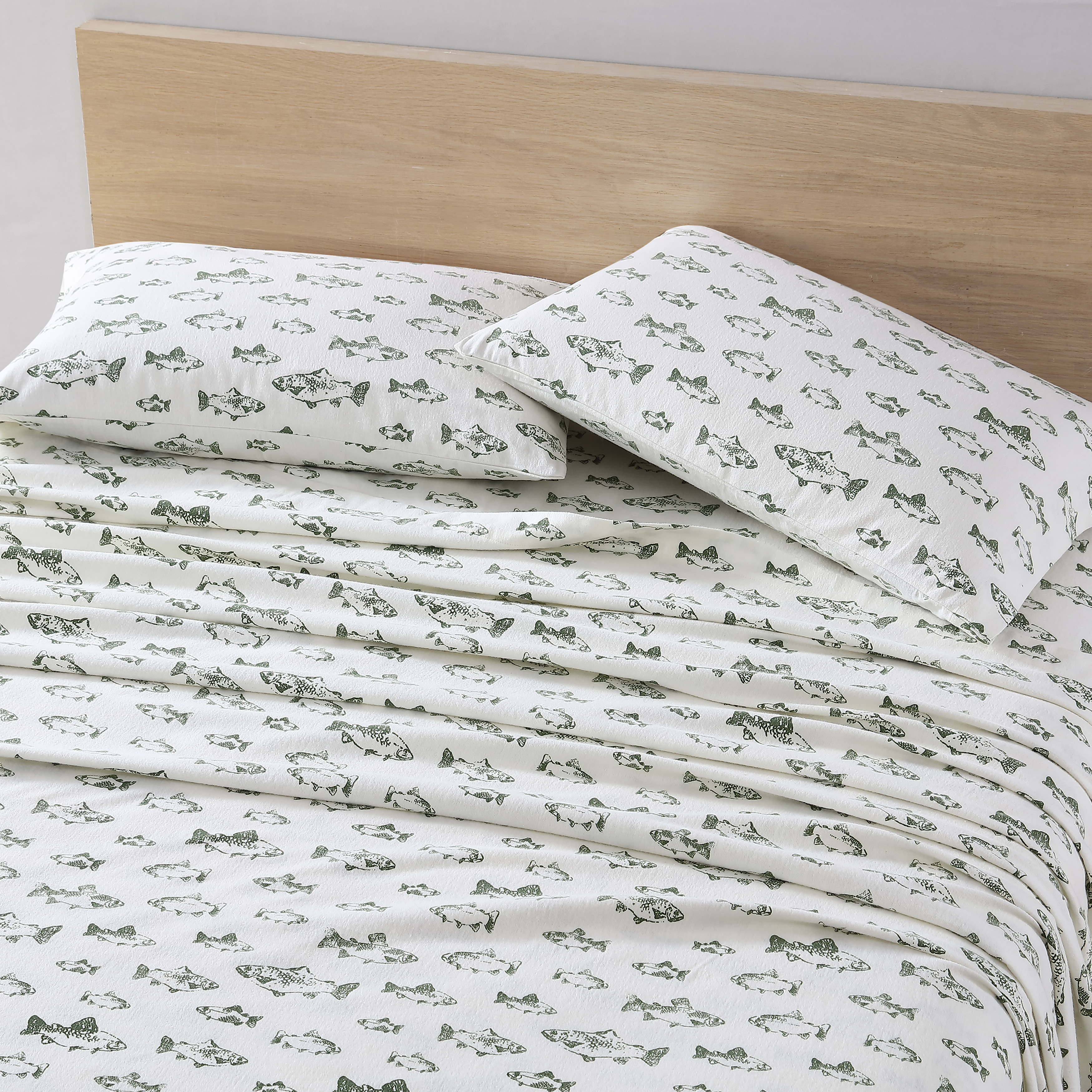 Eddie Bauer Sheet Set 4PC (3pc in Twin Size) Flannel Deep Pockets Crisp - Picture 123 of 201