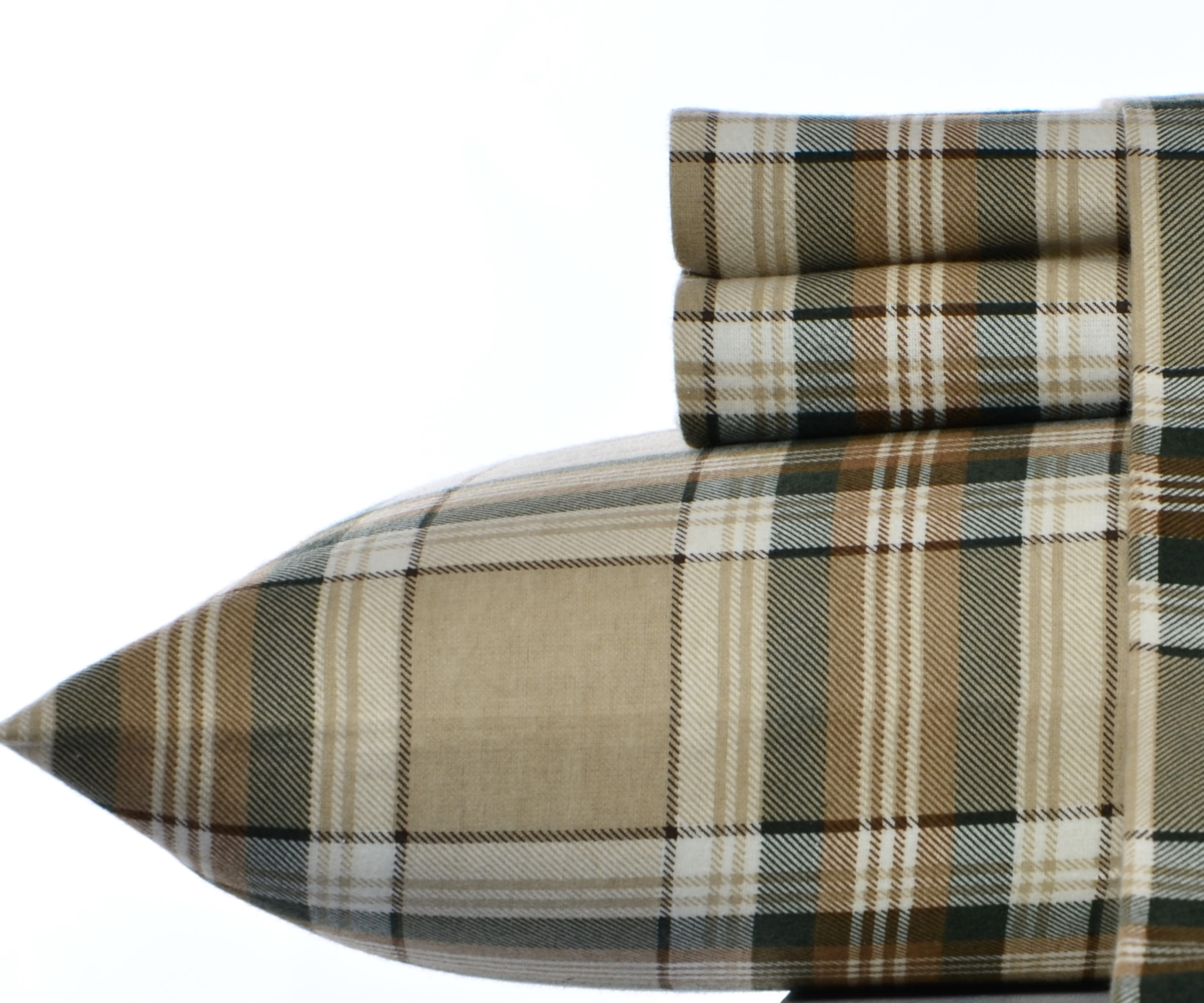 Eddie Bauer Sheet Set 4PC (3pc in Twin Size) Flannel Deep Pockets Crisp - Picture 68 of 201