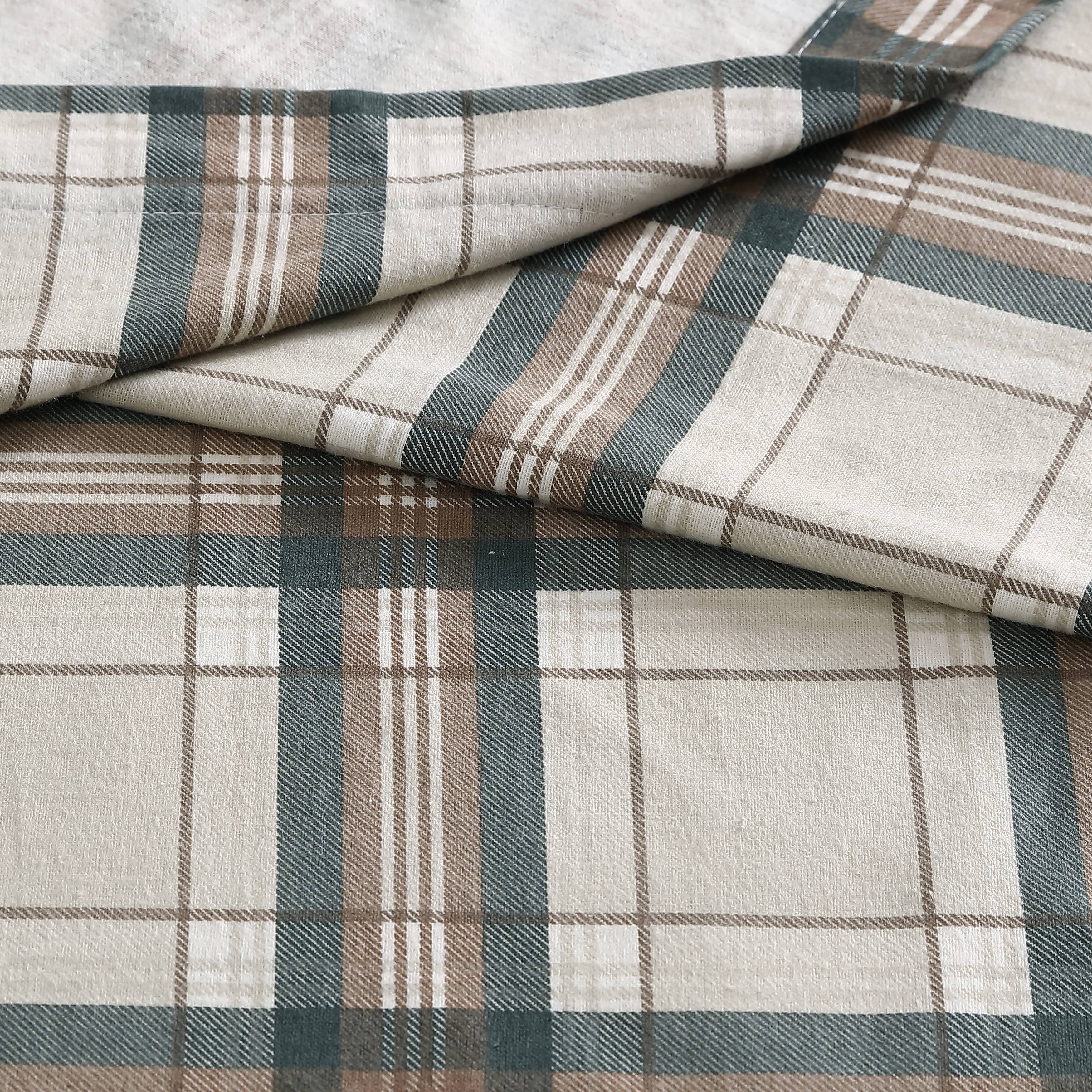 Eddie Bauer Sheet Set 4PC (3pc in Twin Size) Flannel Deep Pockets Crisp - Picture 70 of 201