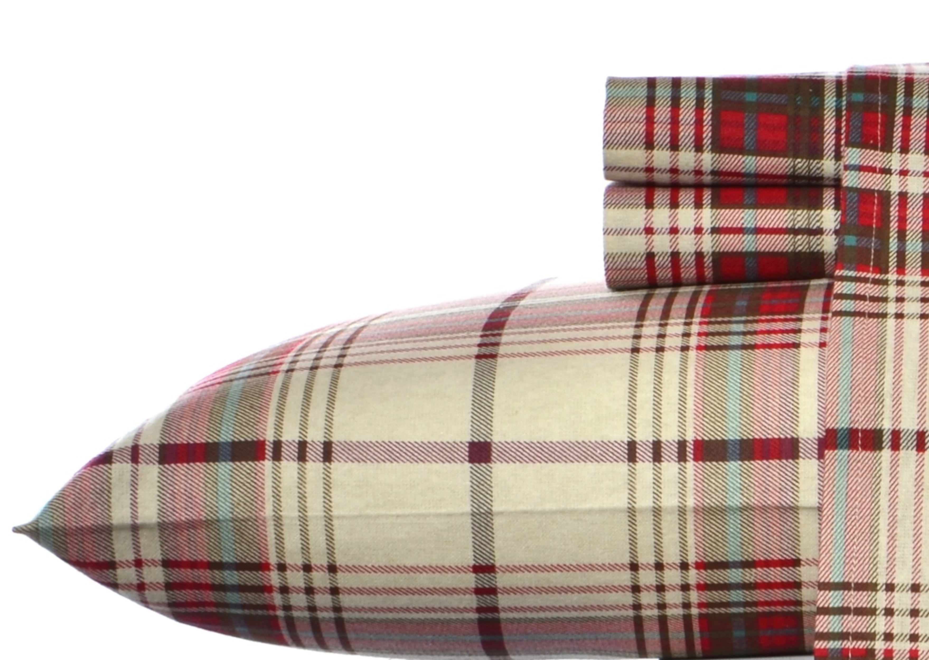 Eddie Bauer Sheet Set 4PC (3pc in Twin Size) Flannel Deep Pockets Crisp - Picture 100 of 201