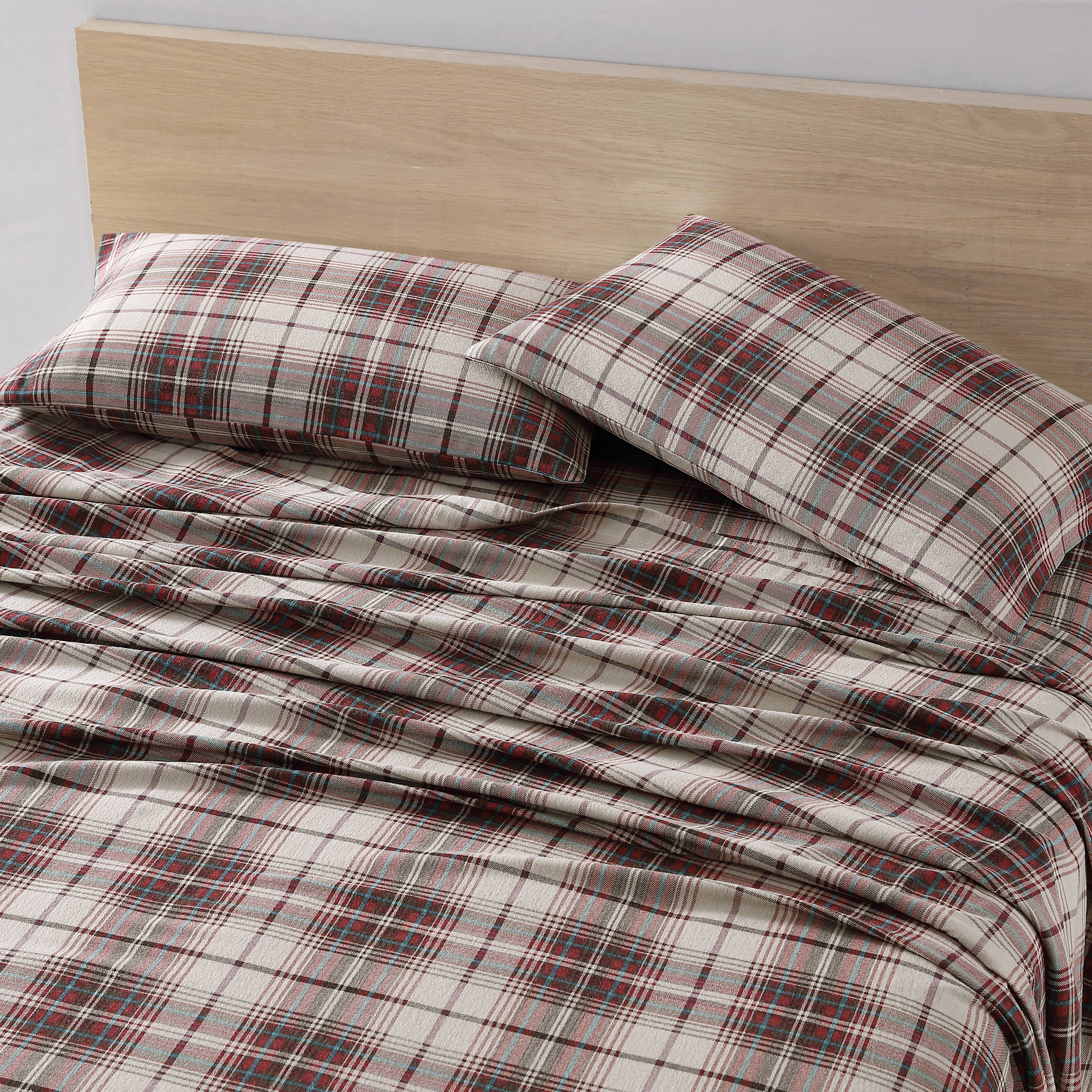 Eddie Bauer Sheet Set 4PC (3pc in Twin Size) Flannel Deep Pockets Crisp - Picture 103 of 201