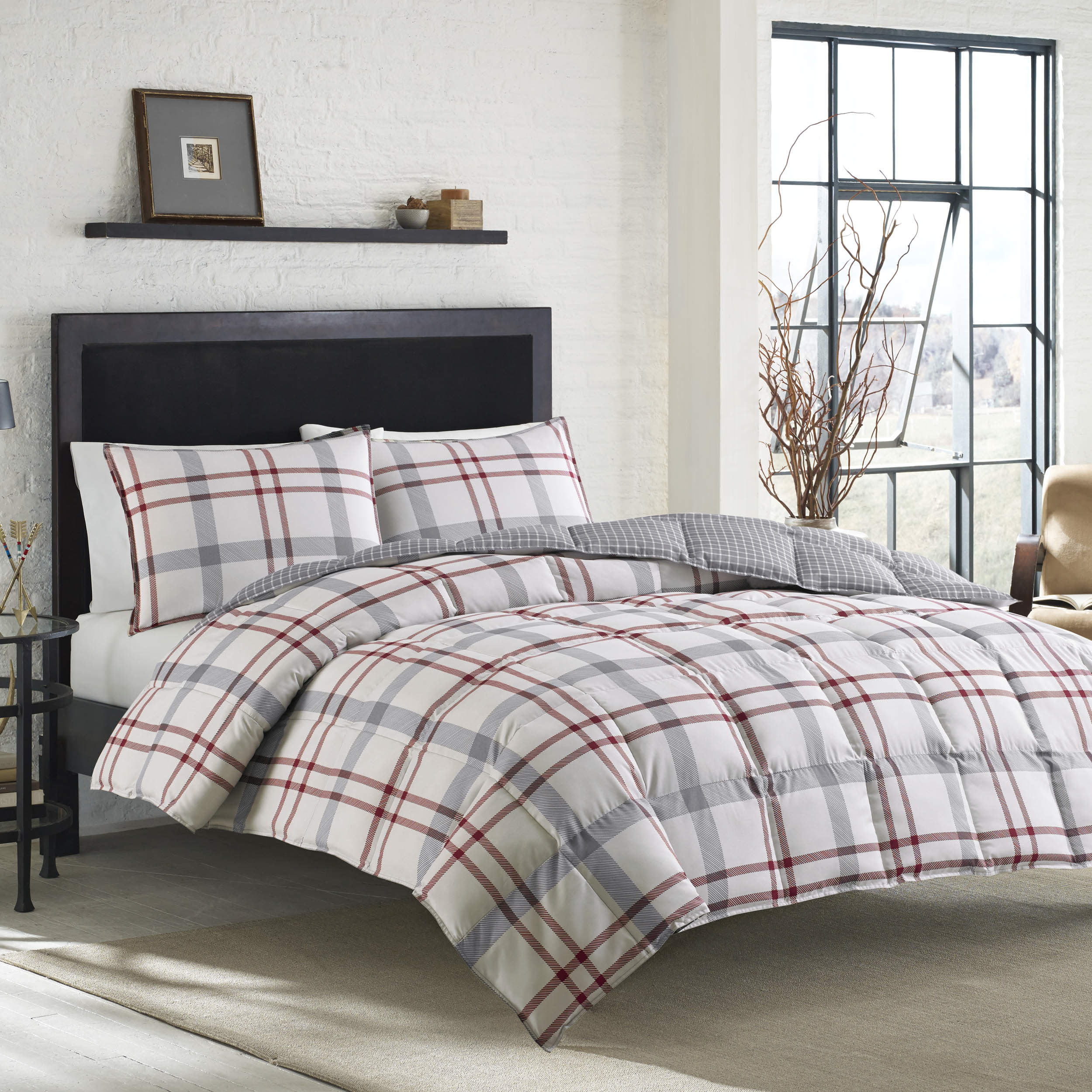 Eddie Bauer - Decoración del hogar - Juego de edredón y simulado 100 % algodón - Imagen 11 de 31