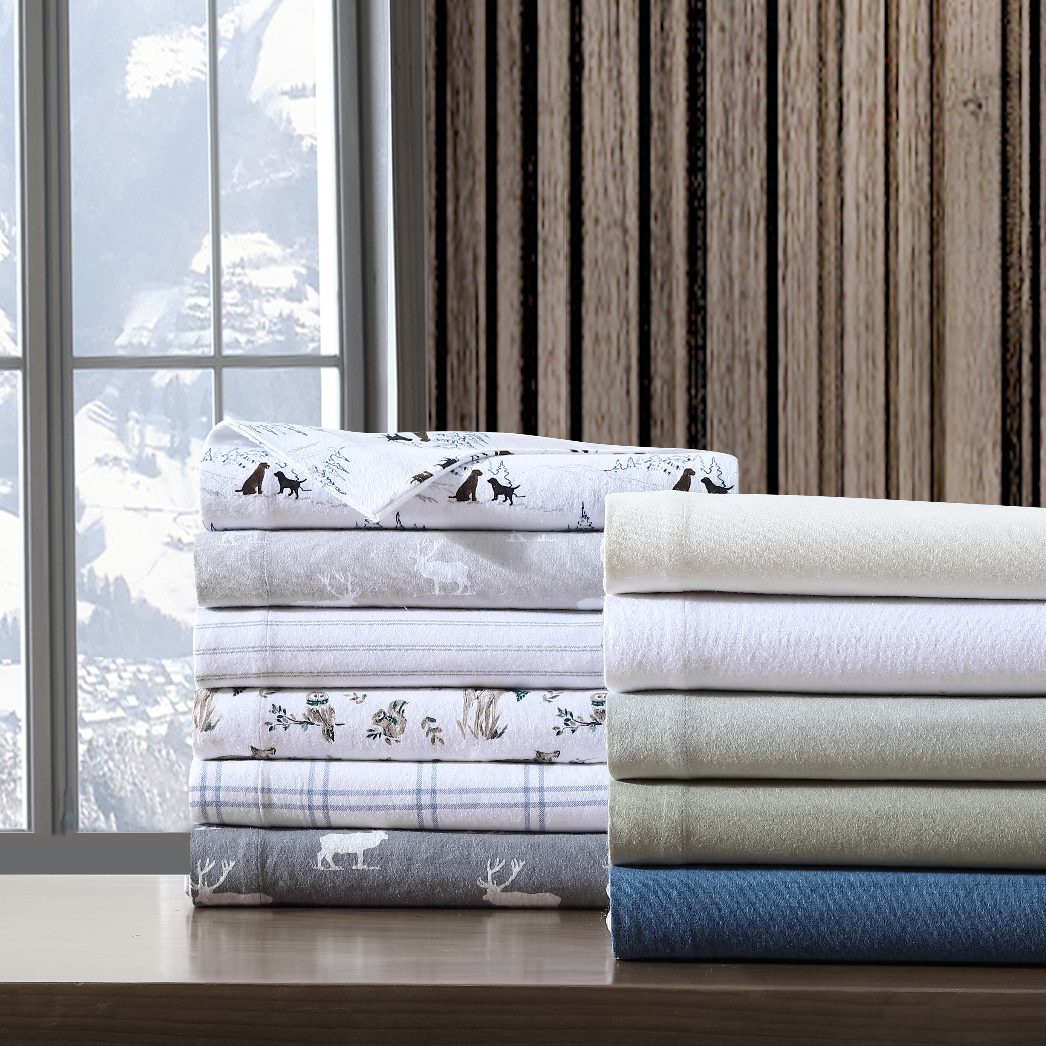 Eddie Bauer Sheet Set 4PC (3pc in Twin Size) Flannel Deep Pockets Crisp - Picture 57 of 201
