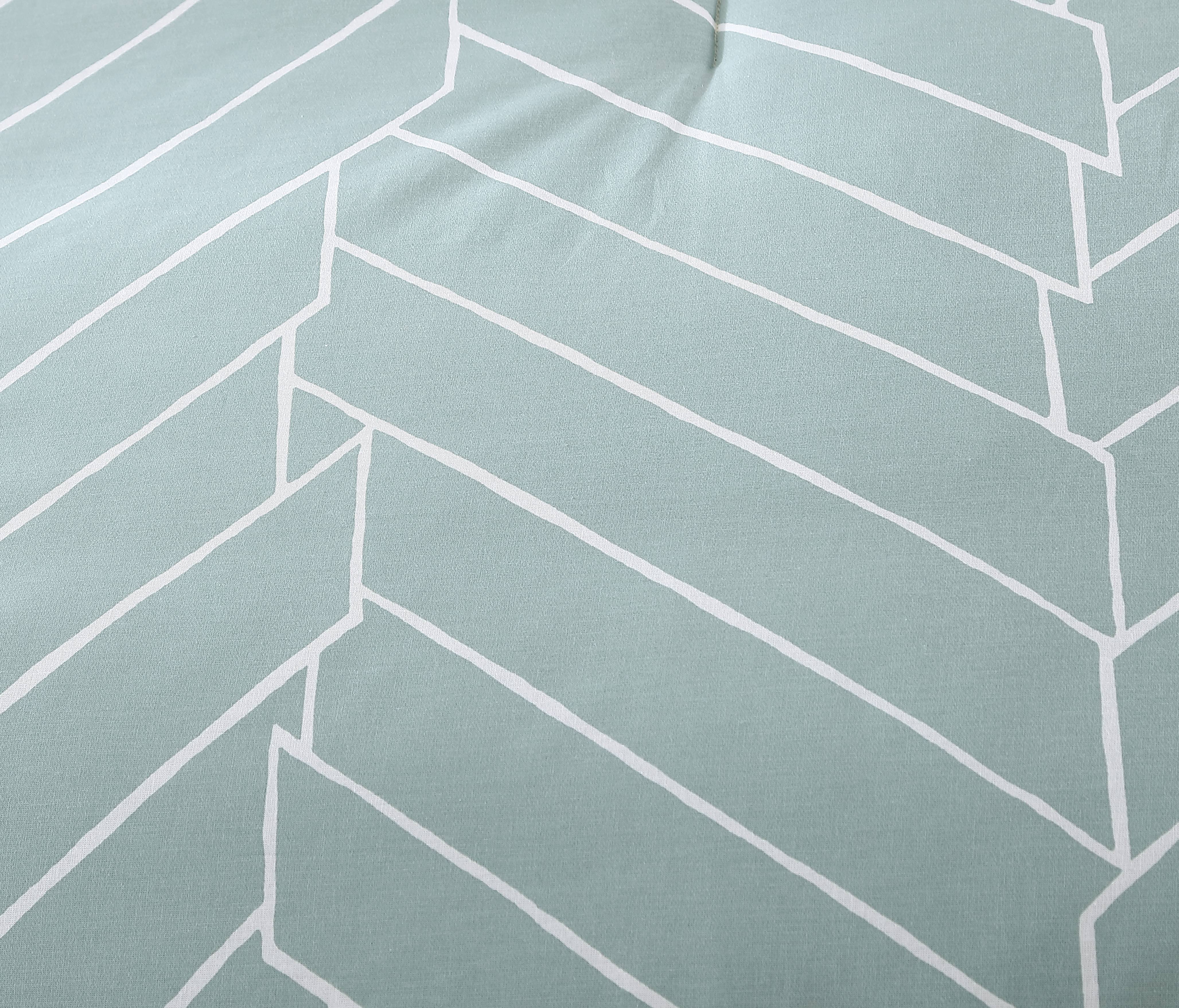 City Scene Ceres Cotton Green 3 Piece Comforter Set-Full/Queen - Picture 16 of 21