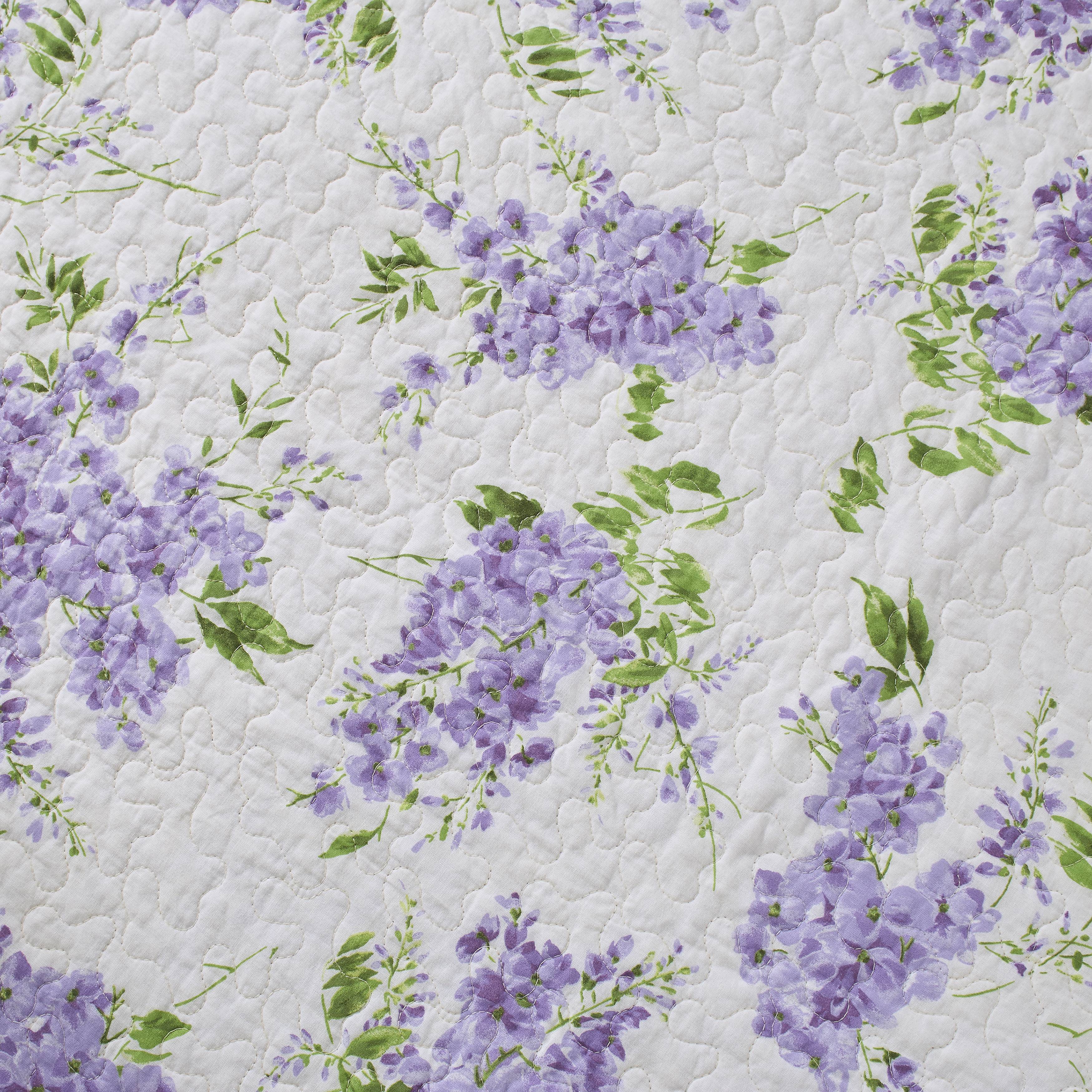 Laura Ashley Keighley Quilt Set 3PC 100% Cotton Reversible Natural Breathable - Picture 12 of 37