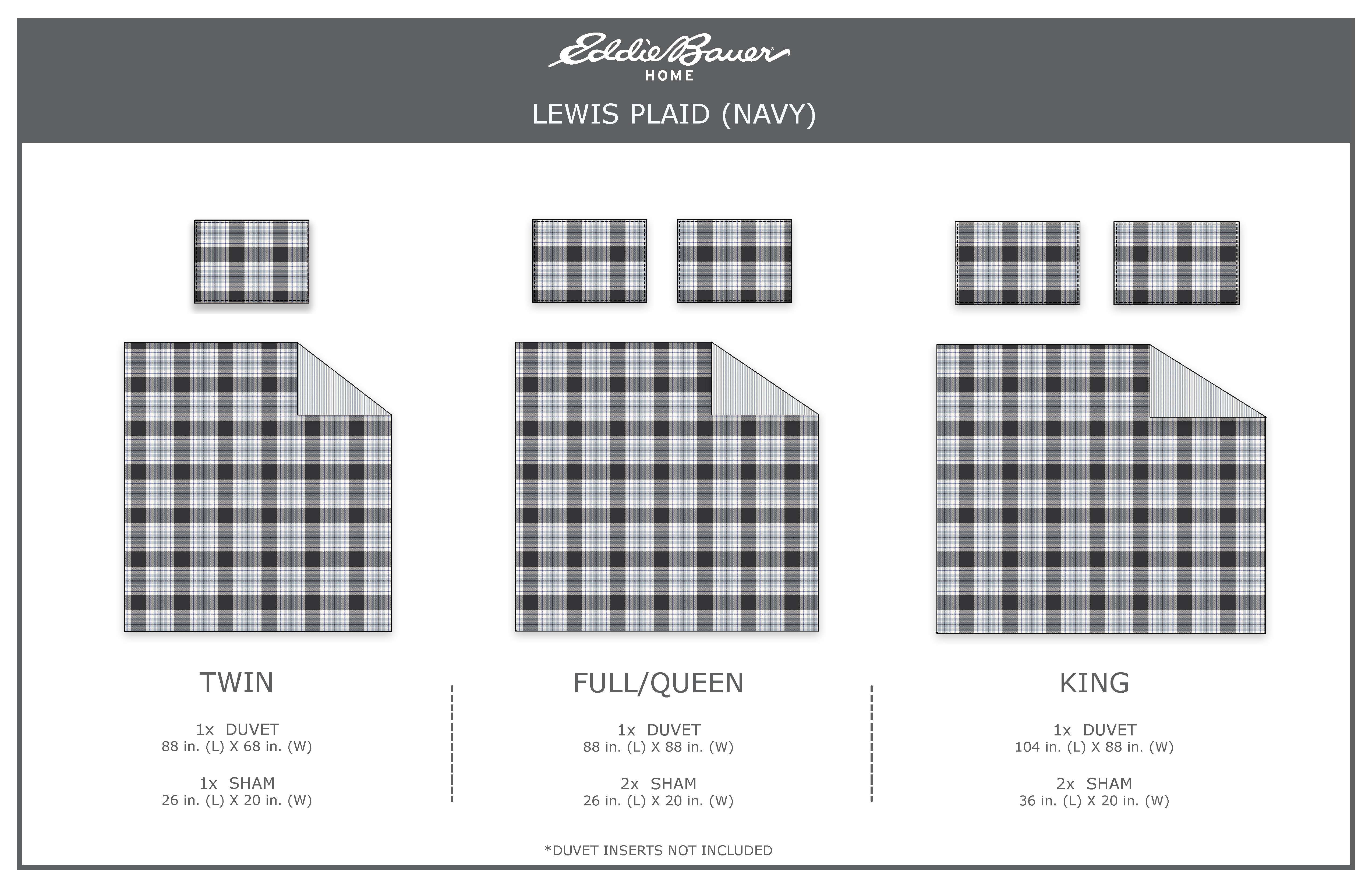 Eddie Bauer - Home Decor - 100% Cotton Duvet & Sham Set - Picture 15 of 38