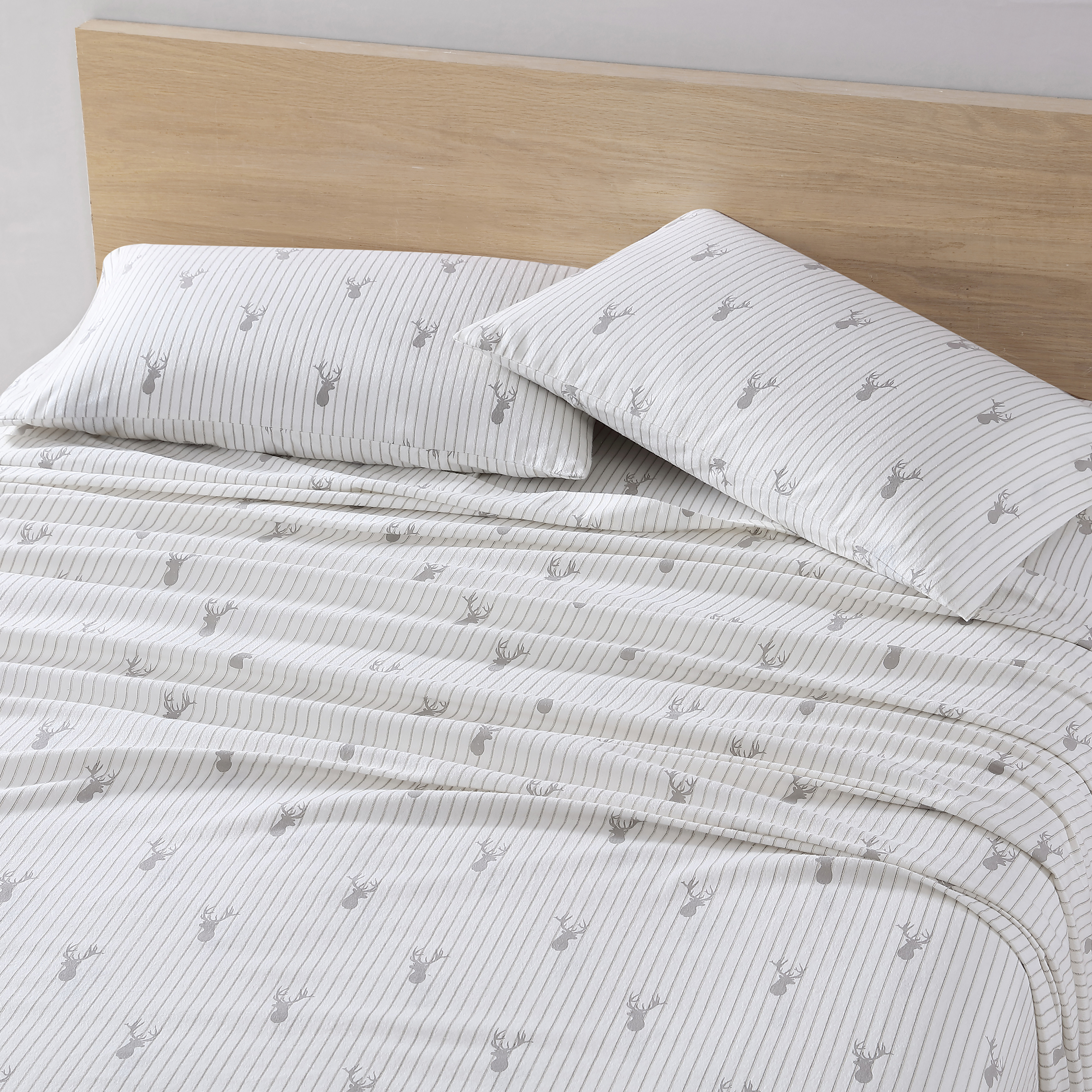 Eddie Bauer Sheet Set 4PC (3pc in Twin Size) Flannel Deep Pockets Crisp - Picture 51 of 201