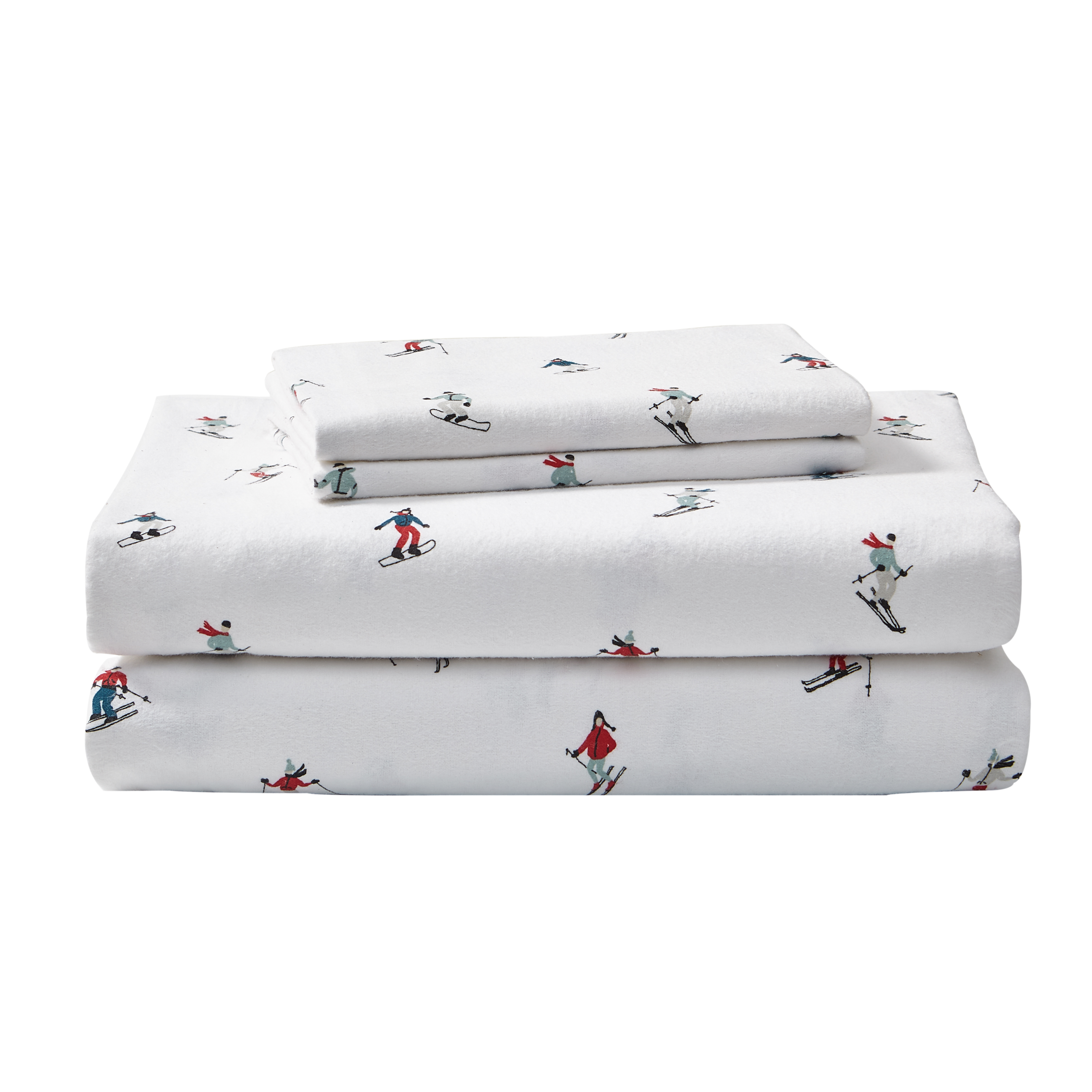 Eddie Bauer Sheet Set 4PC (3pc in Twin Size) Flannel Deep Pockets Crisp - Picture 140 of 201