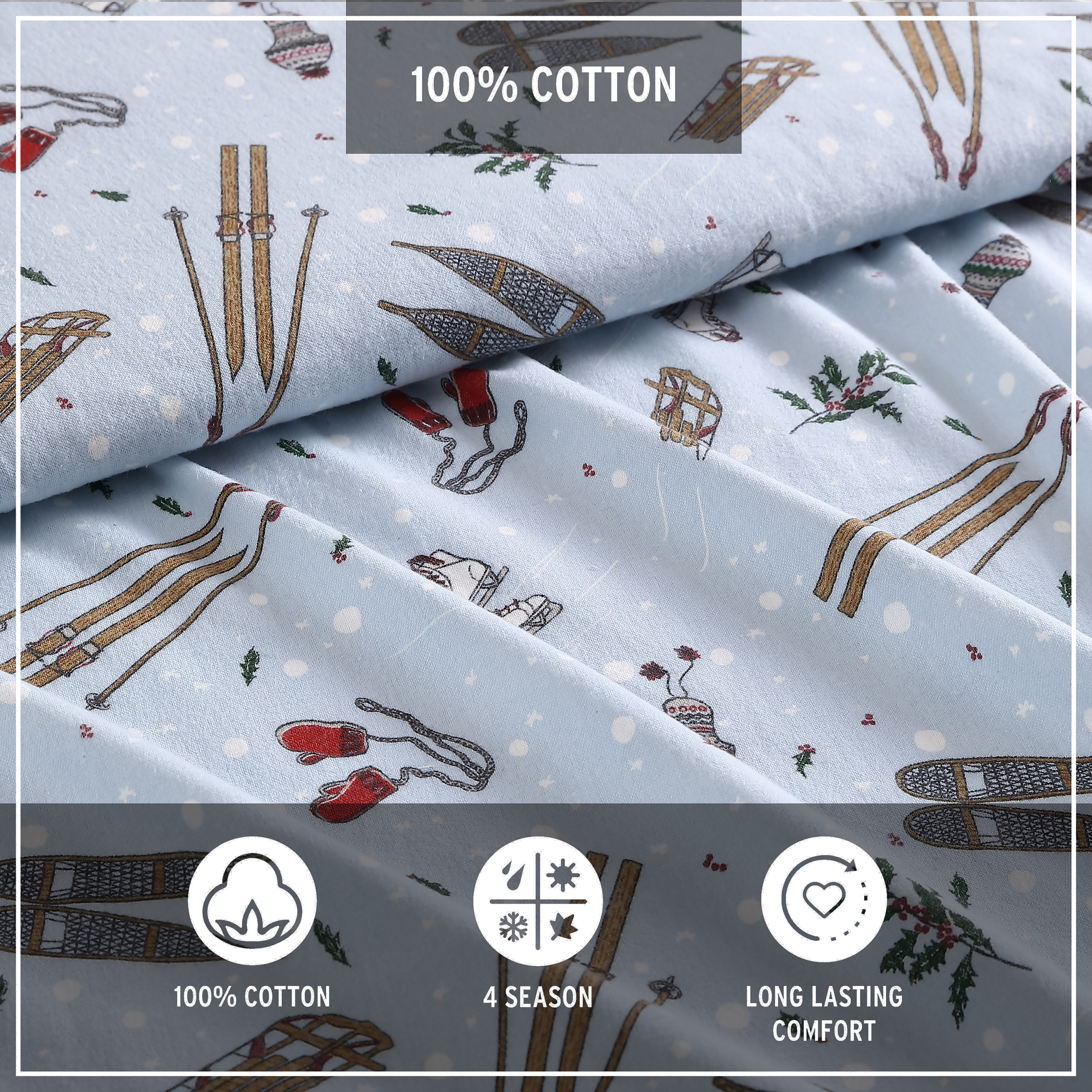 Eddie Bauer Sheet Set 4PC (3pc in Twin Size) Flannel Deep Pockets Crisp - Picture 152 of 201