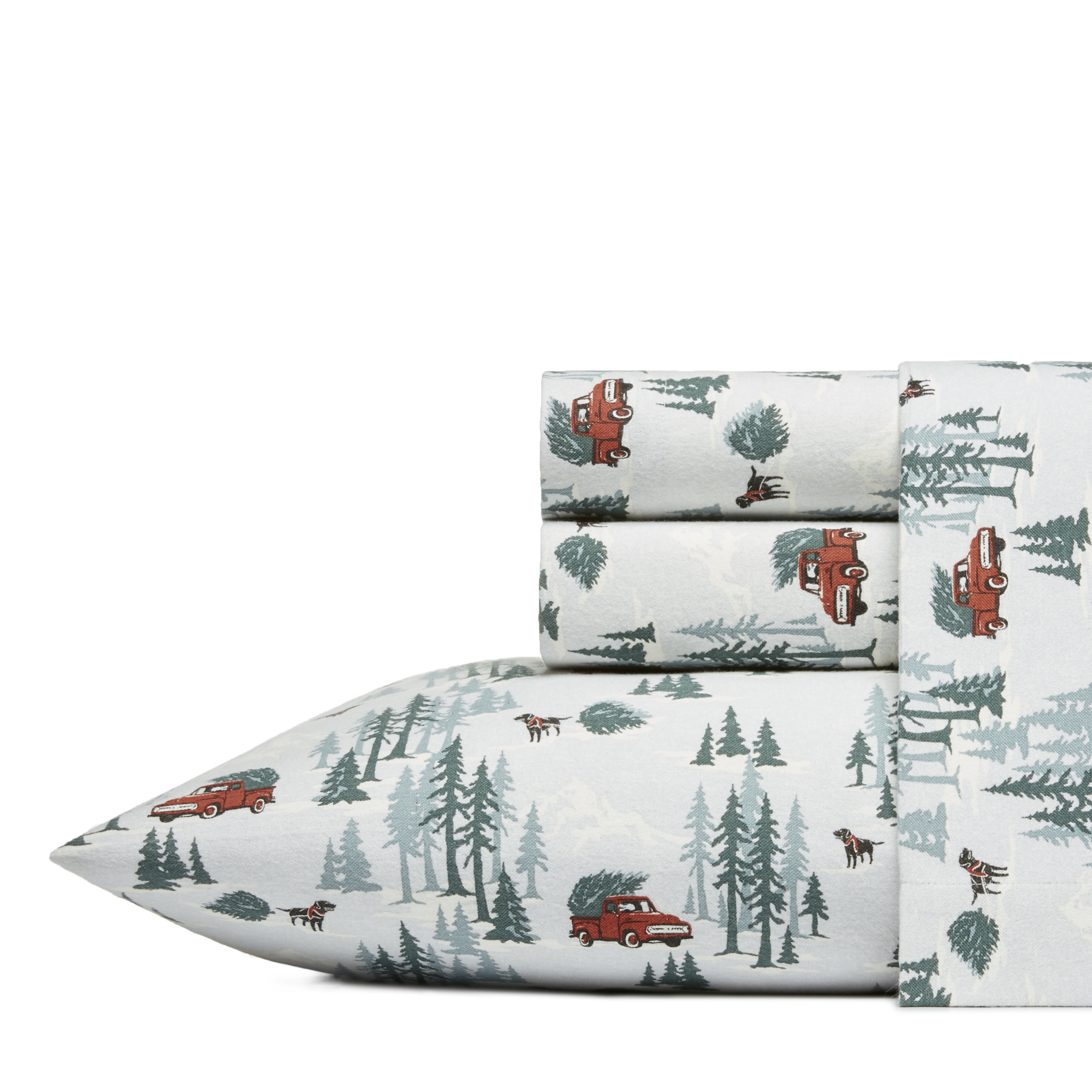 Eddie Bauer Sheet Set 4PC (3pc in Twin Size) Flannel Deep Pockets Crisp - Picture 178 of 201