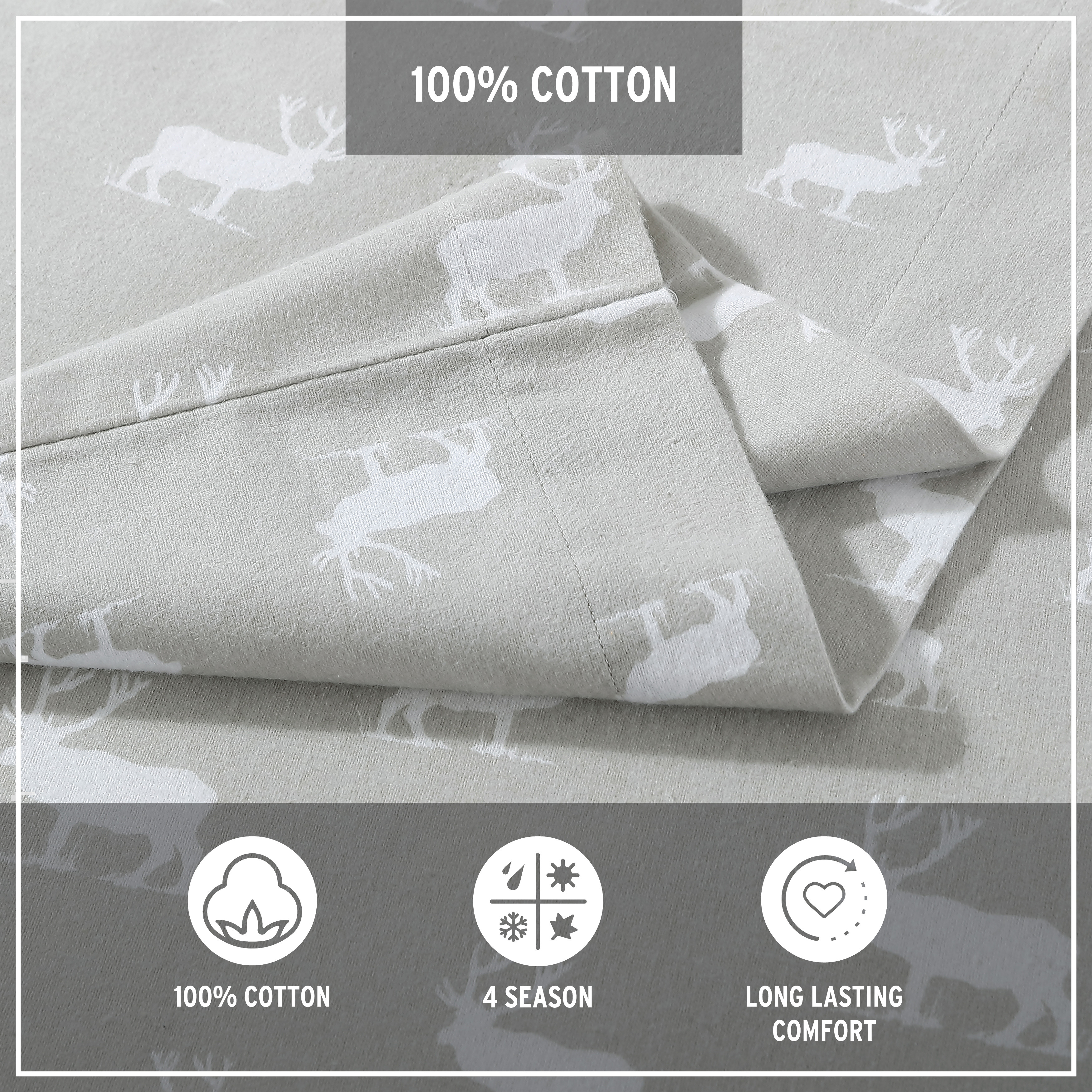 Eddie Bauer Sheet Set 4PC (3pc in Twin Size) Flannel Deep Pockets Crisp - Picture 86 of 201
