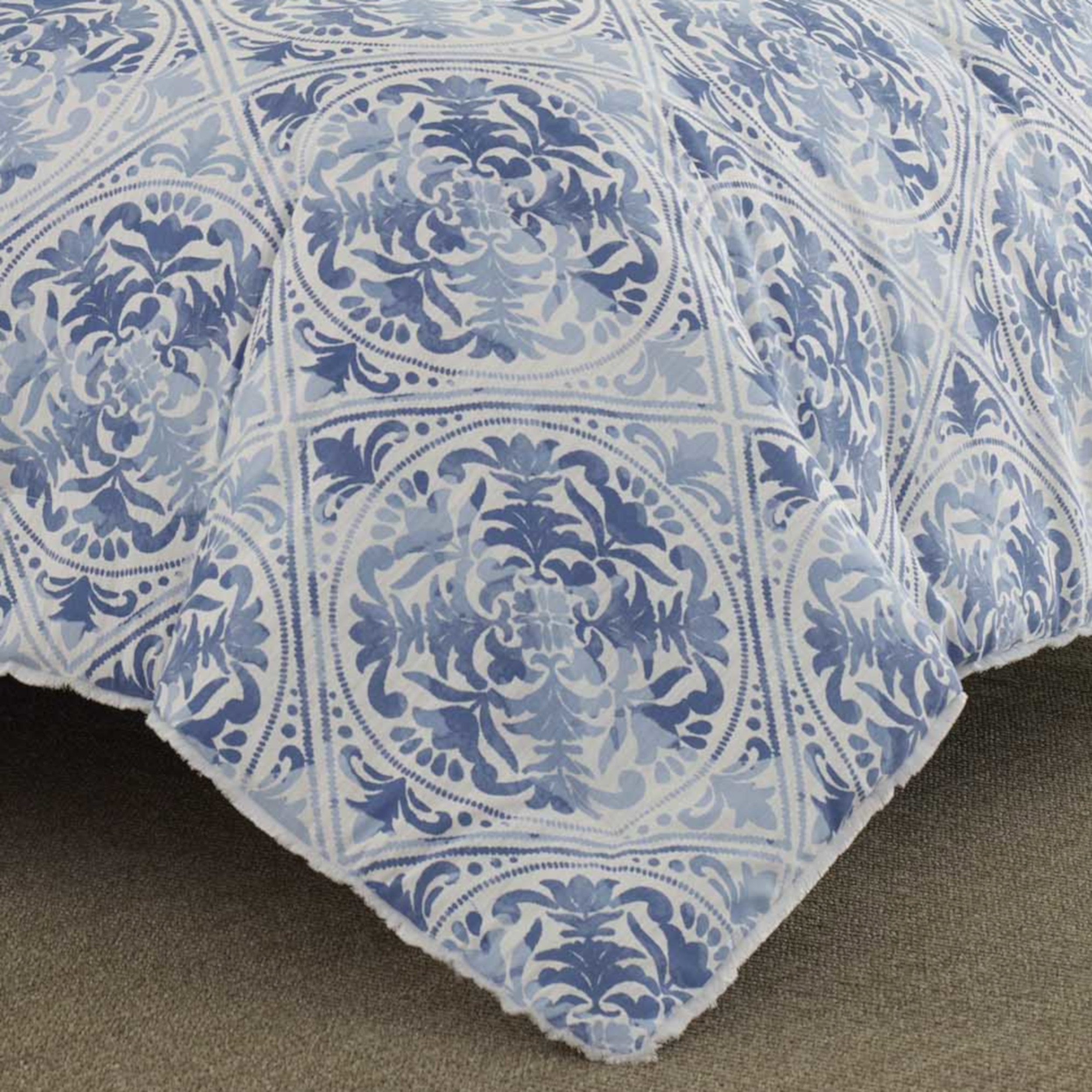 Laura Ashley - Decoración del hogar - Juego de edredón y farsa 100 % algodón - Imagen 10 de 17