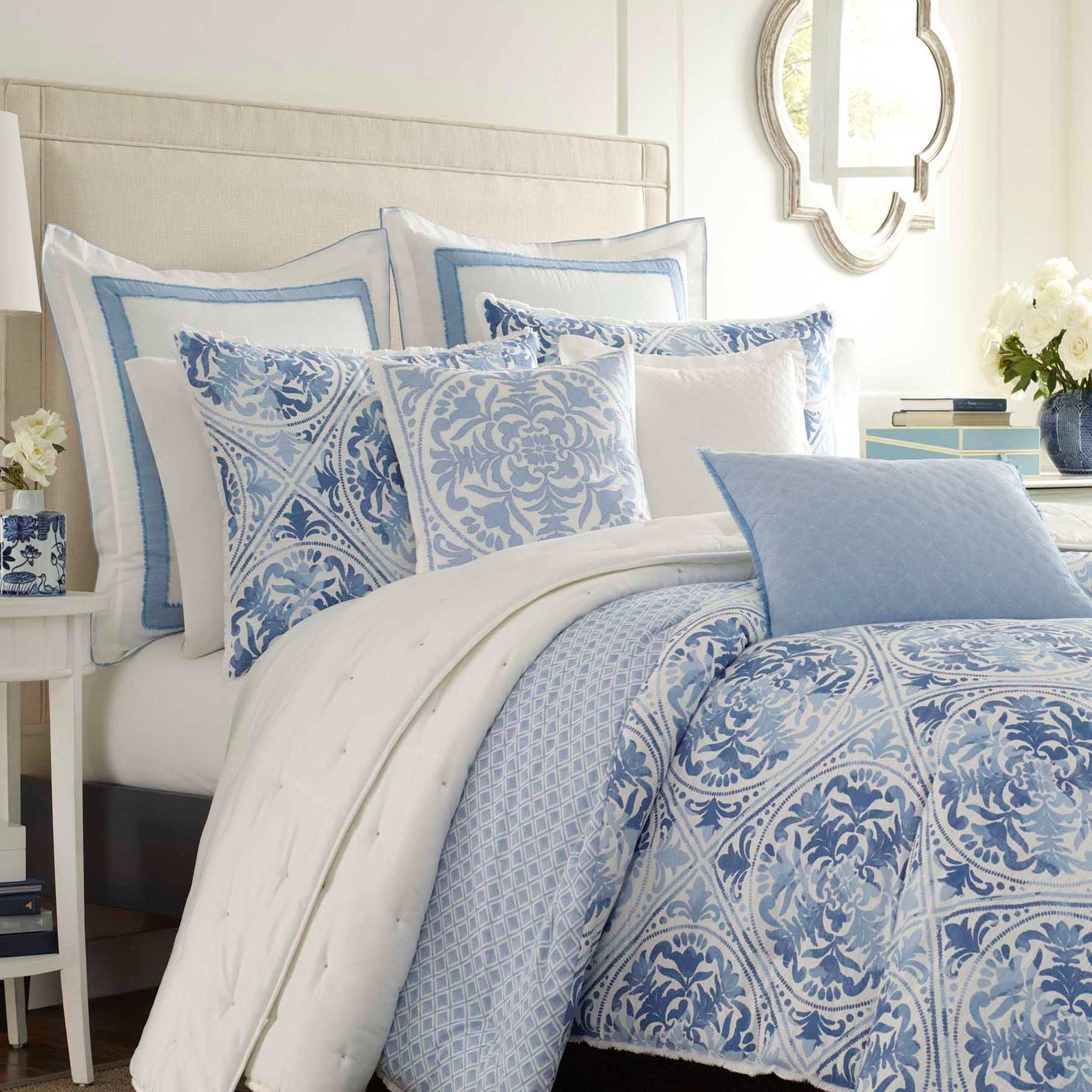 Laura Ashley - Decoración del hogar - Juego de edredón y farsa 100 % algodón - Imagen 7 de 17