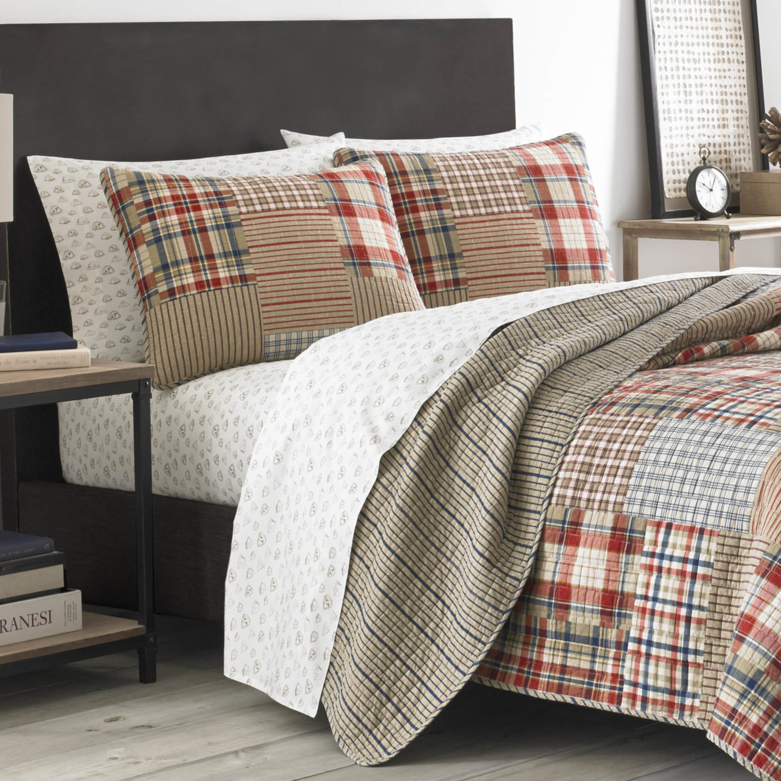 Eddie Bauer Hawthorne Quilt Set Brown - Picture 12 of 30