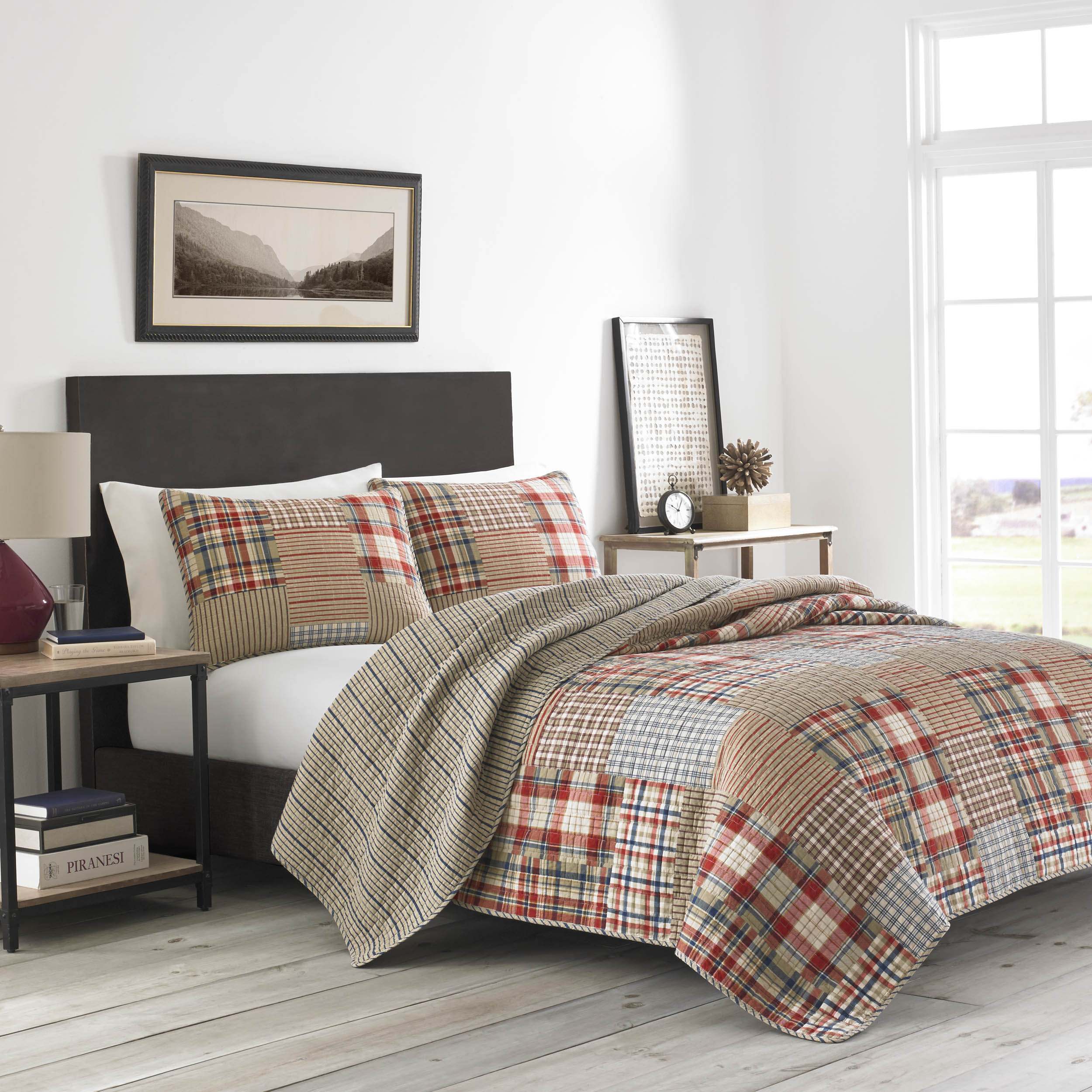 Eddie Bauer Hawthorne Quilt Set Brown - Picture 10 of 30