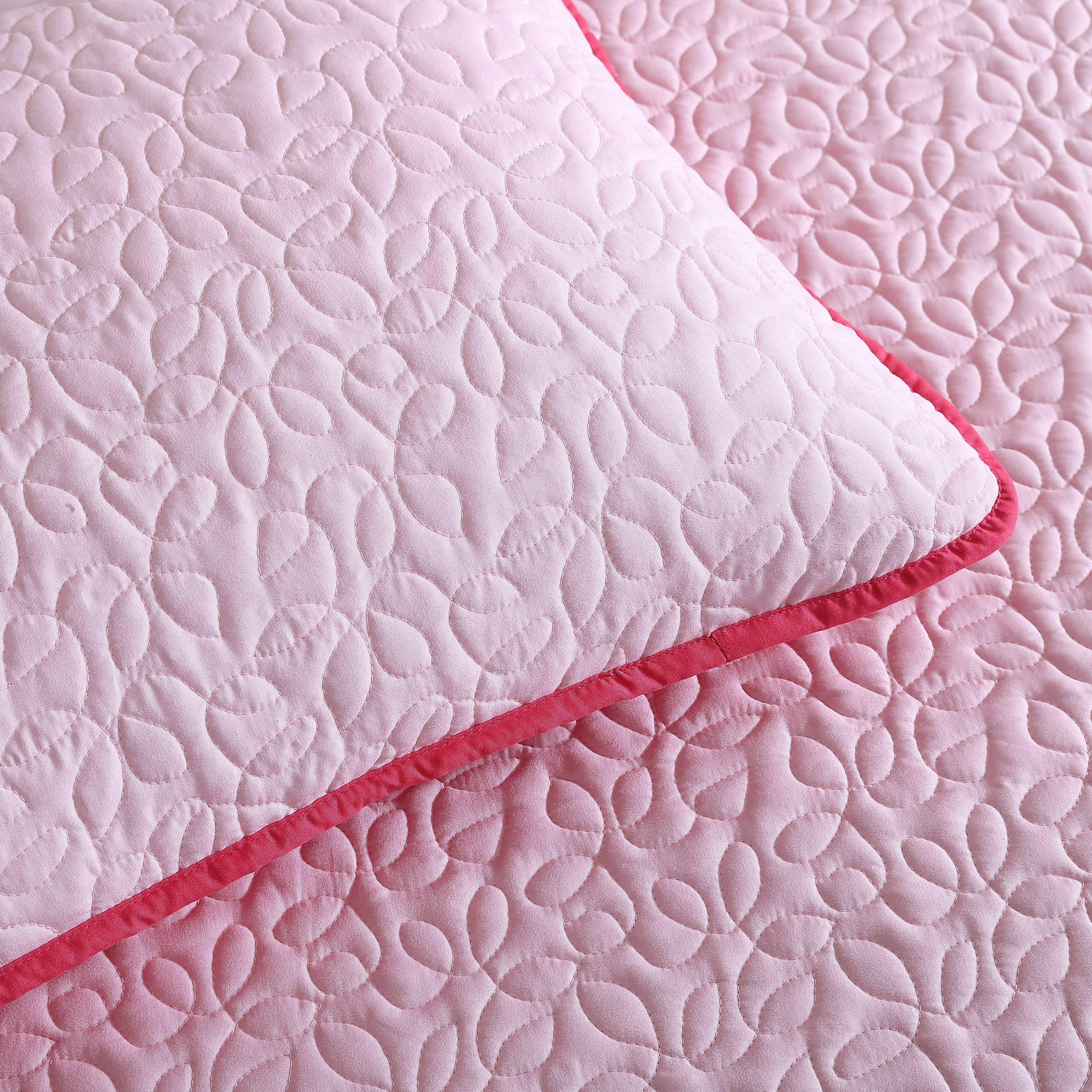 Eddie Bauer Microfiber Quilt & Sham Sets (Garden-Fun Pink) - Picture 11 of 24