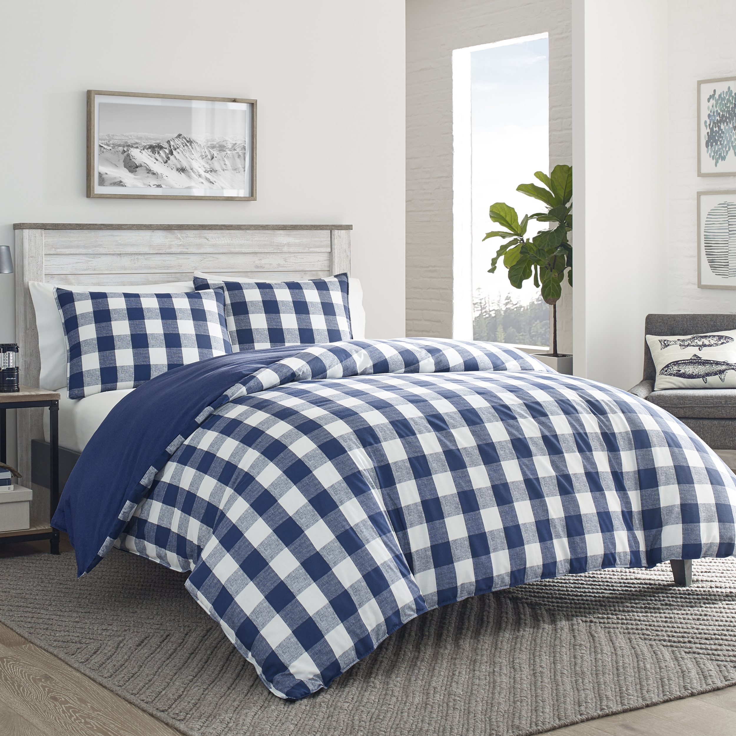 Eddie Bauer - Home Decor - 100% Cotton Duvet & Sham Set - Picture 9 of 29