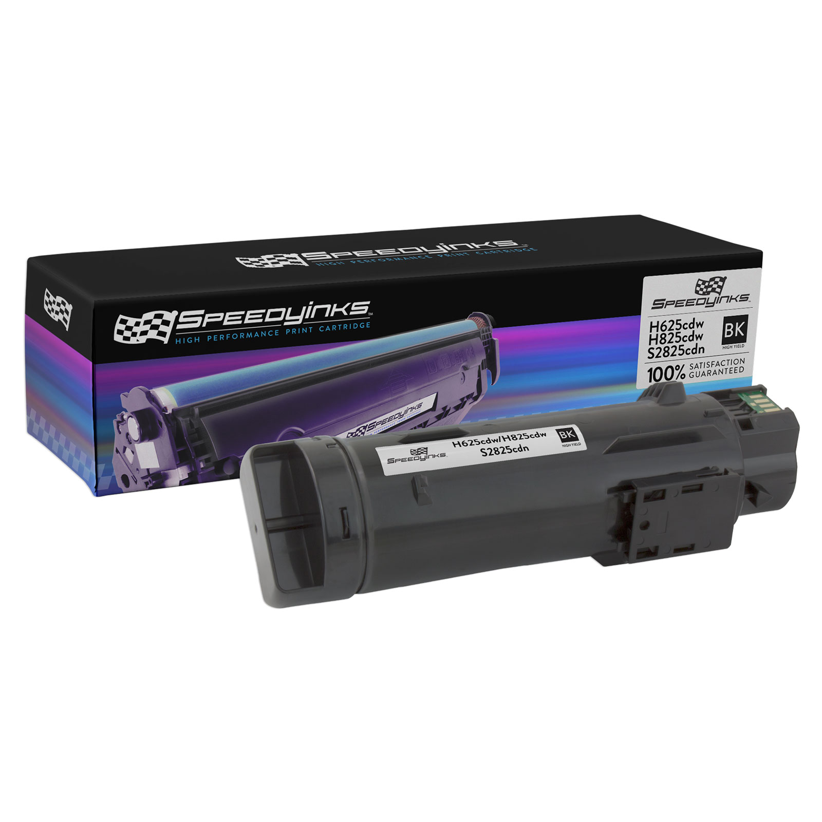 Compatible Black Laser Toner Cartridge for Dell H625cdw H825cdw S2825 593-BBOW - Bild 1 von 5